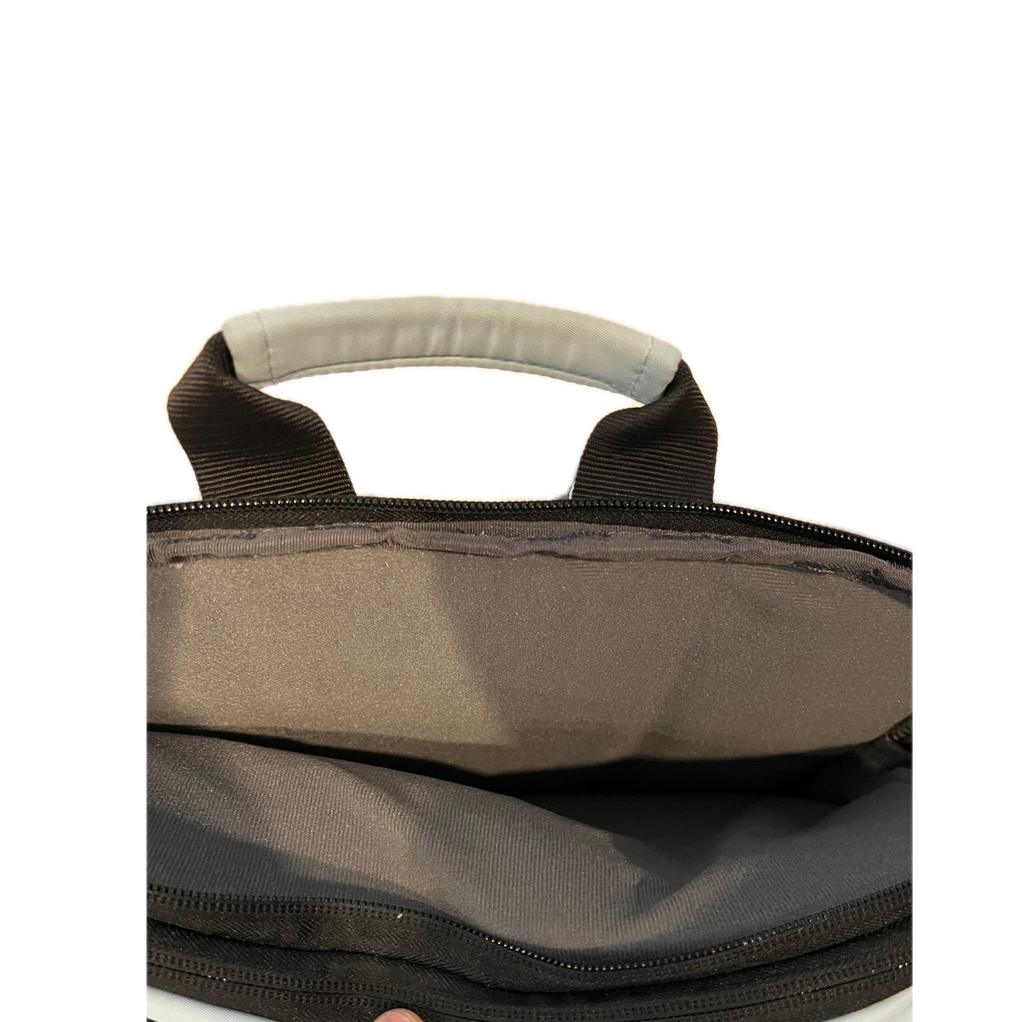 Open Story Signature Day Trip Backpack Creme Green Black