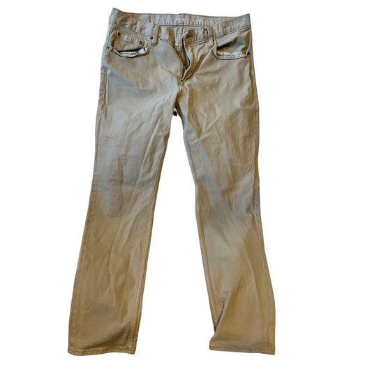 Old Navy Beige Slim Fit Flex, Homme 36x32