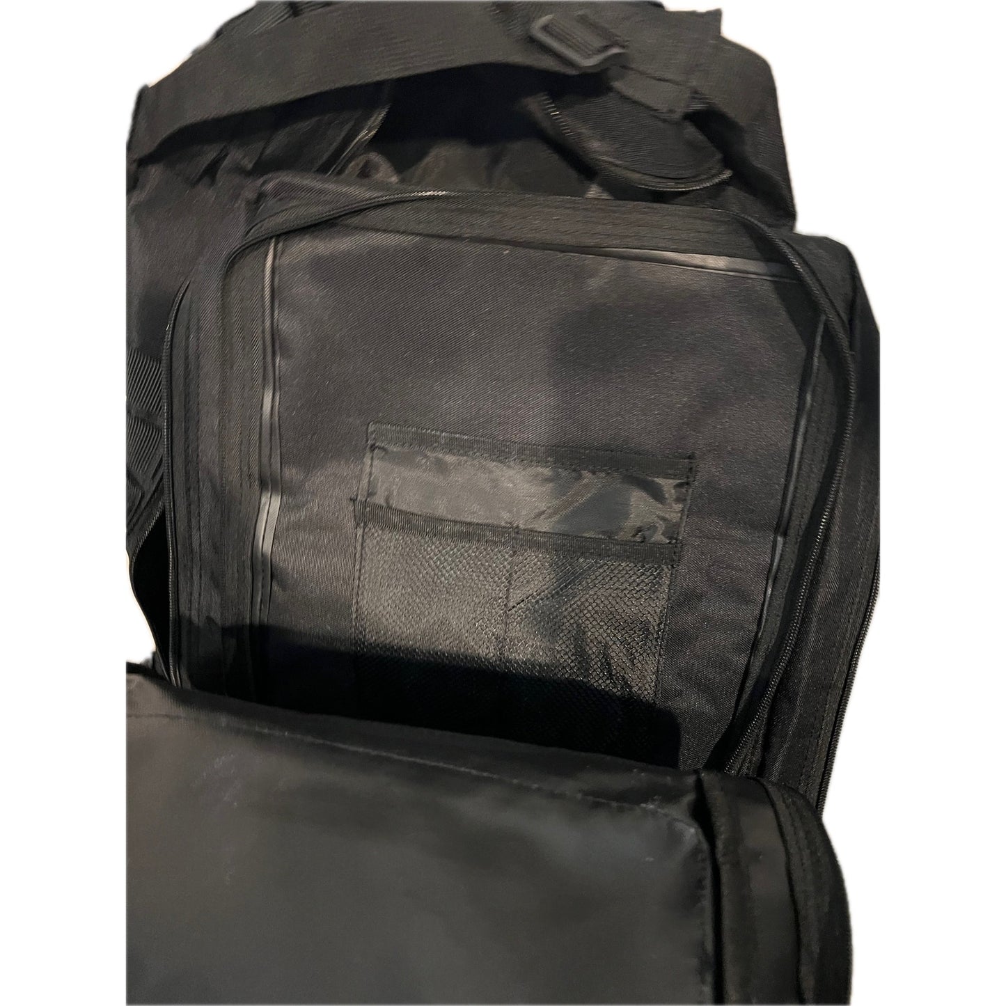 No Label Tactical Black Backpack Medium 26L