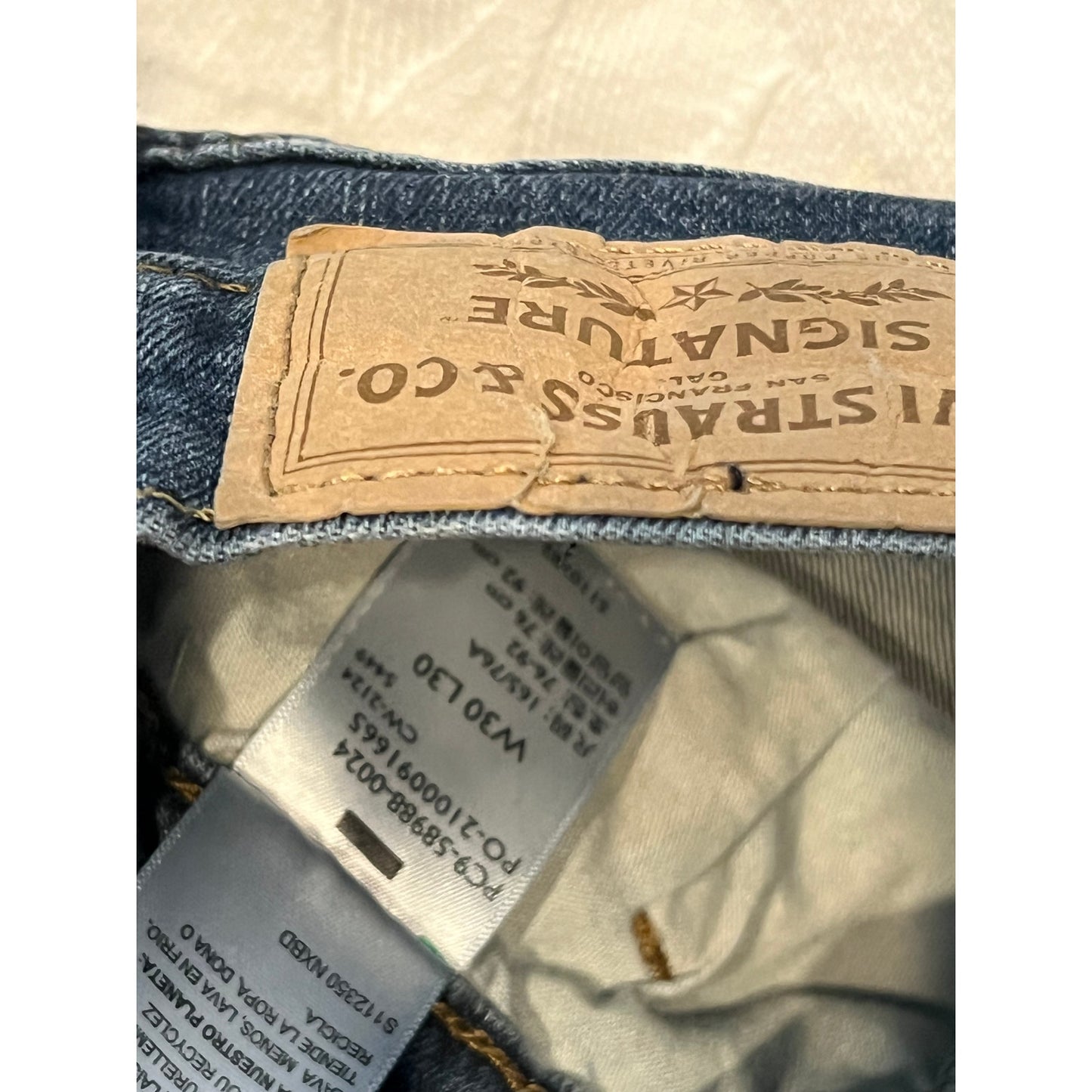 Levi's Signature Coupe Droite Homme 30x30