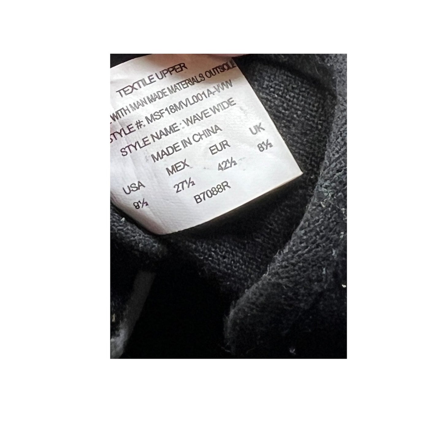 Maui Jim Low Top Canvas Black Skate Sneakers Mens 9.5