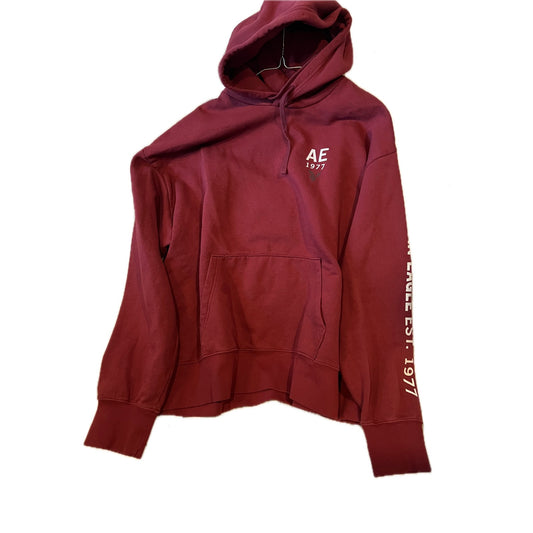American Eagle Hoodie Red Mens XL