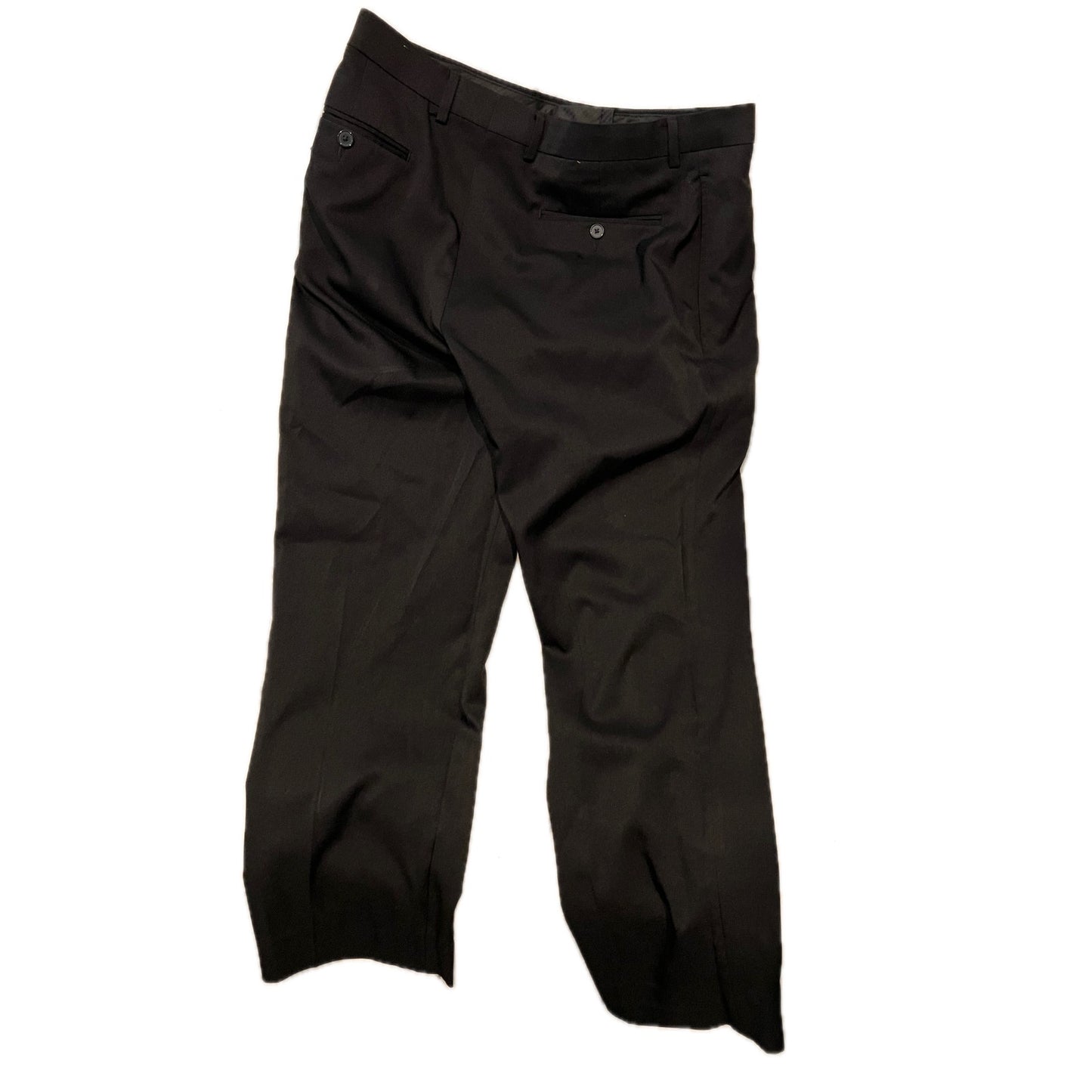 Calvin Klein Black Straight Dress Pants Mens 34x32