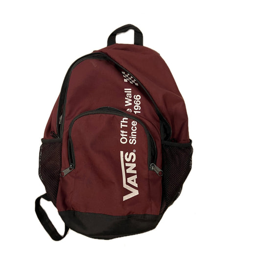 VANS Off The Wall Burgundy School/Work Backpack