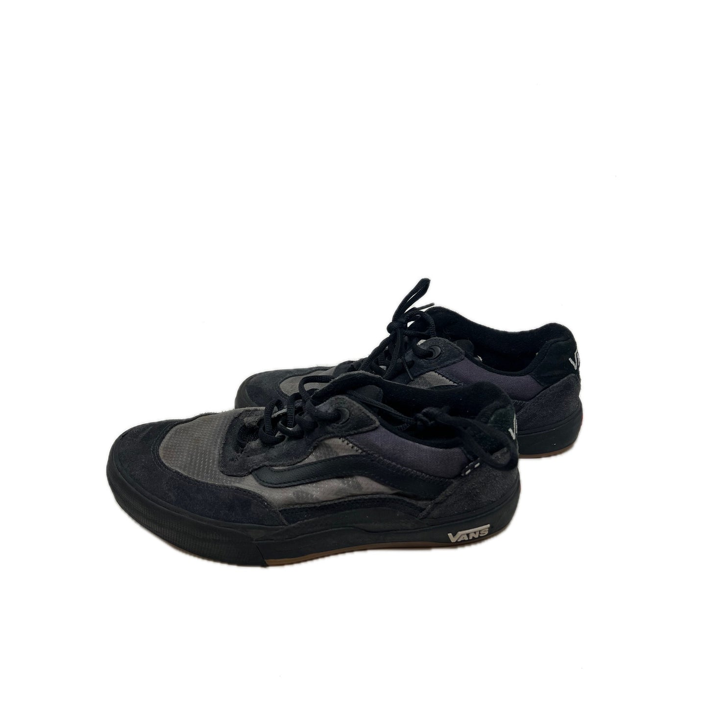 Vans Off The Wall Gray Black Sneakers Mens Size 9