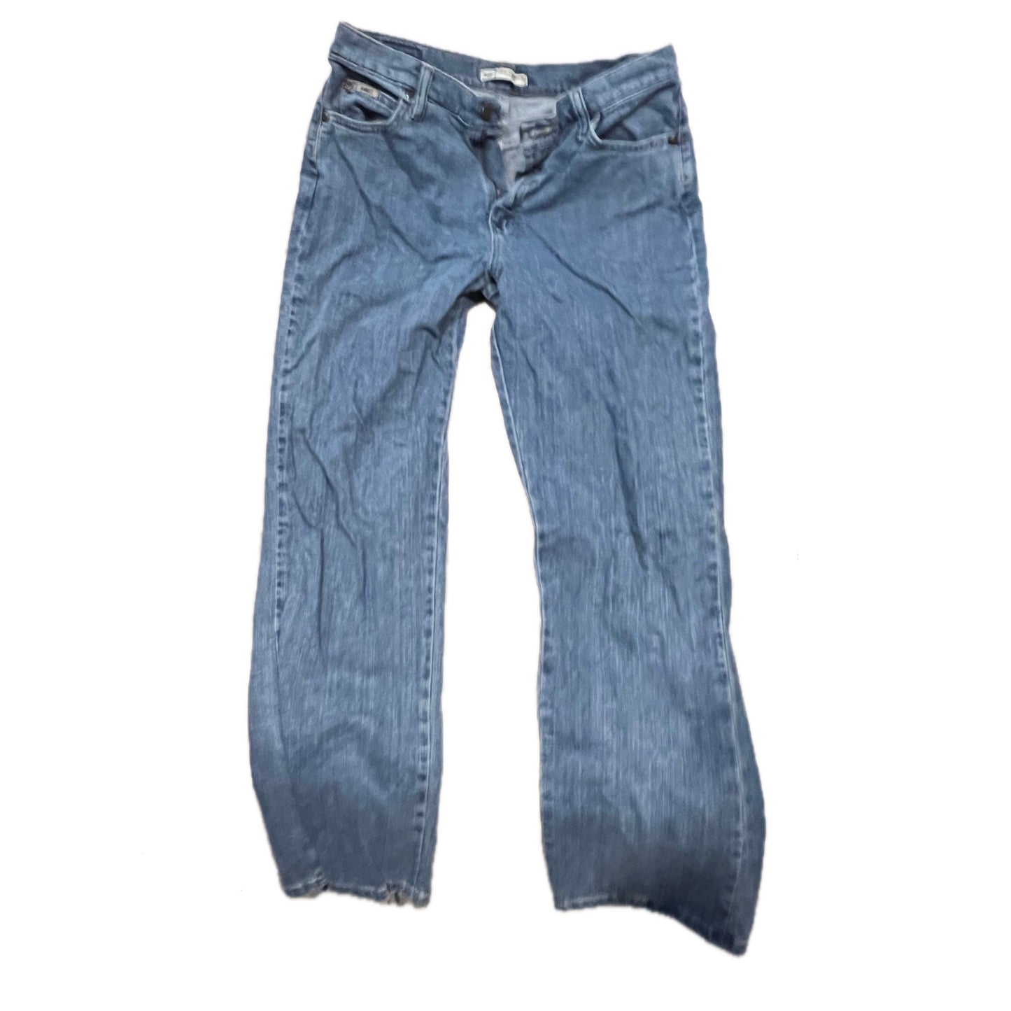 Lee Relaxed Straight Leg Blue Jeans Womans 10
