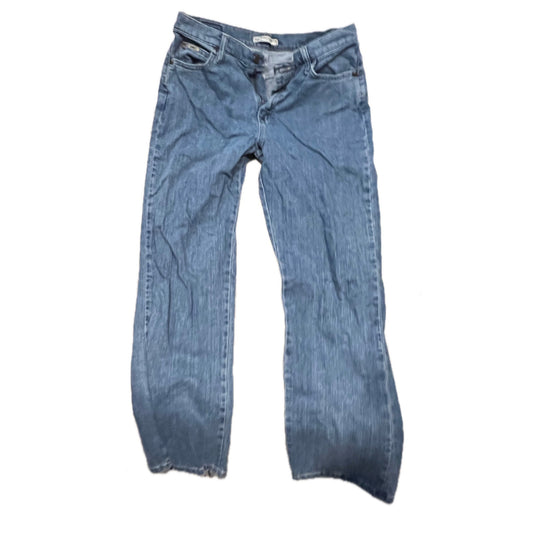 Lee Relaxed Straight Leg Blue Jeans Womans 10