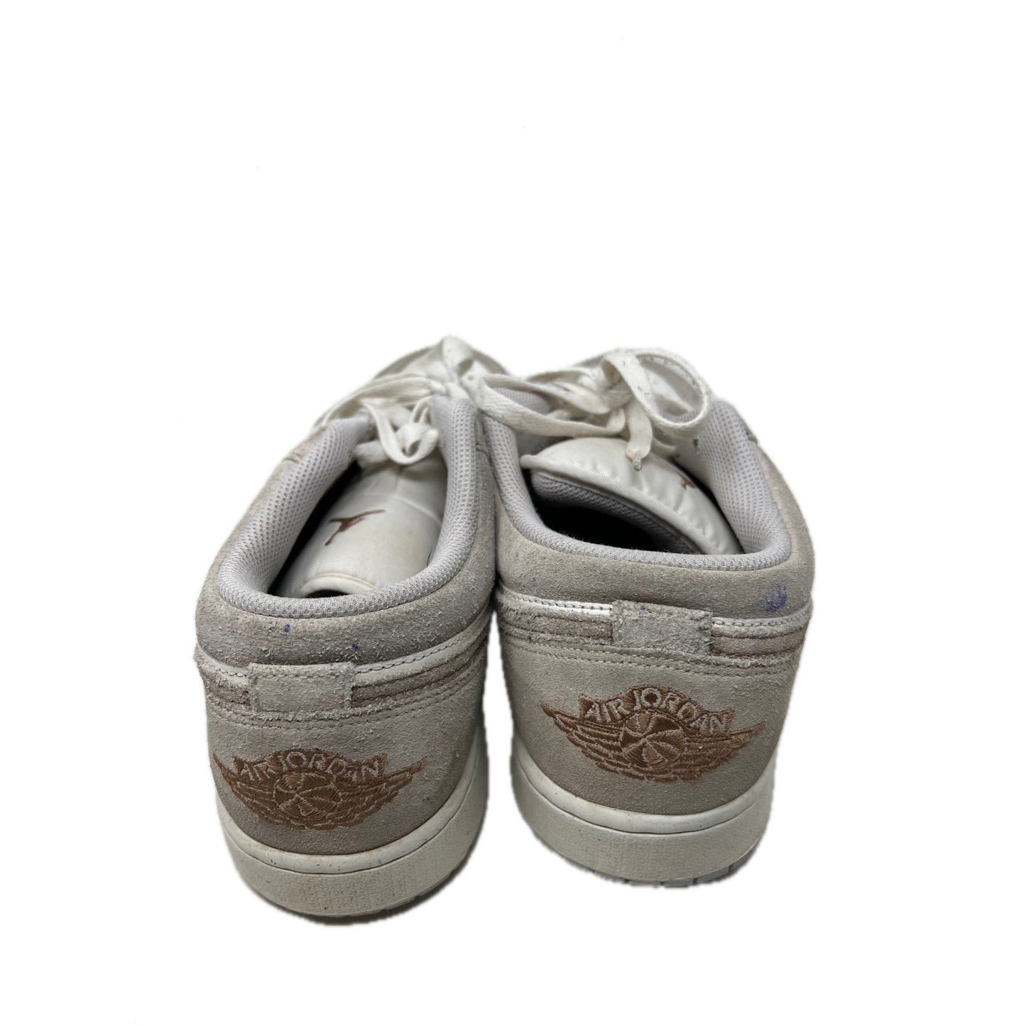 Nike Jordan 1 Low Gris Crème Blanc Homme 11