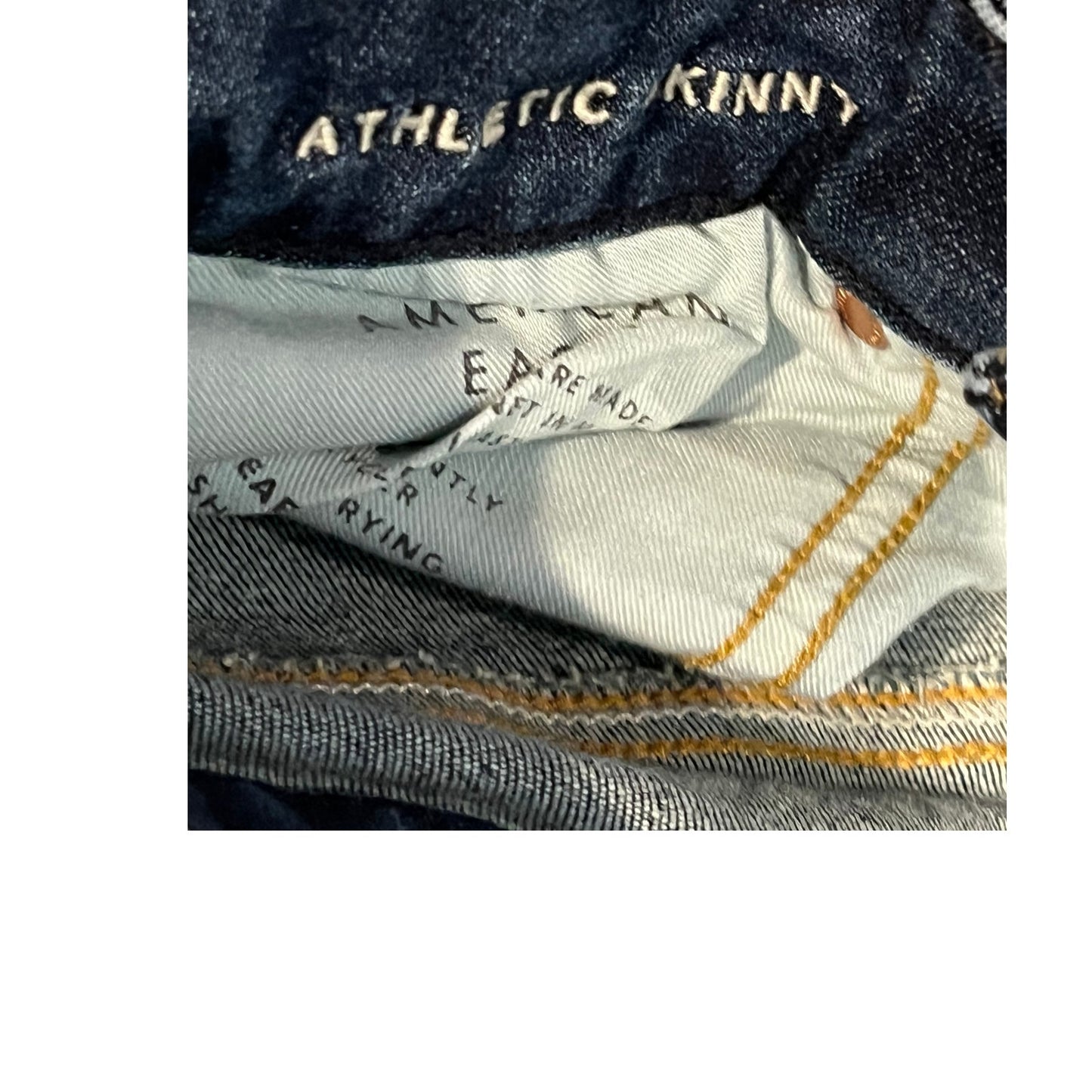 American Eagle Athletic Skinny Jeans Mens 31x32