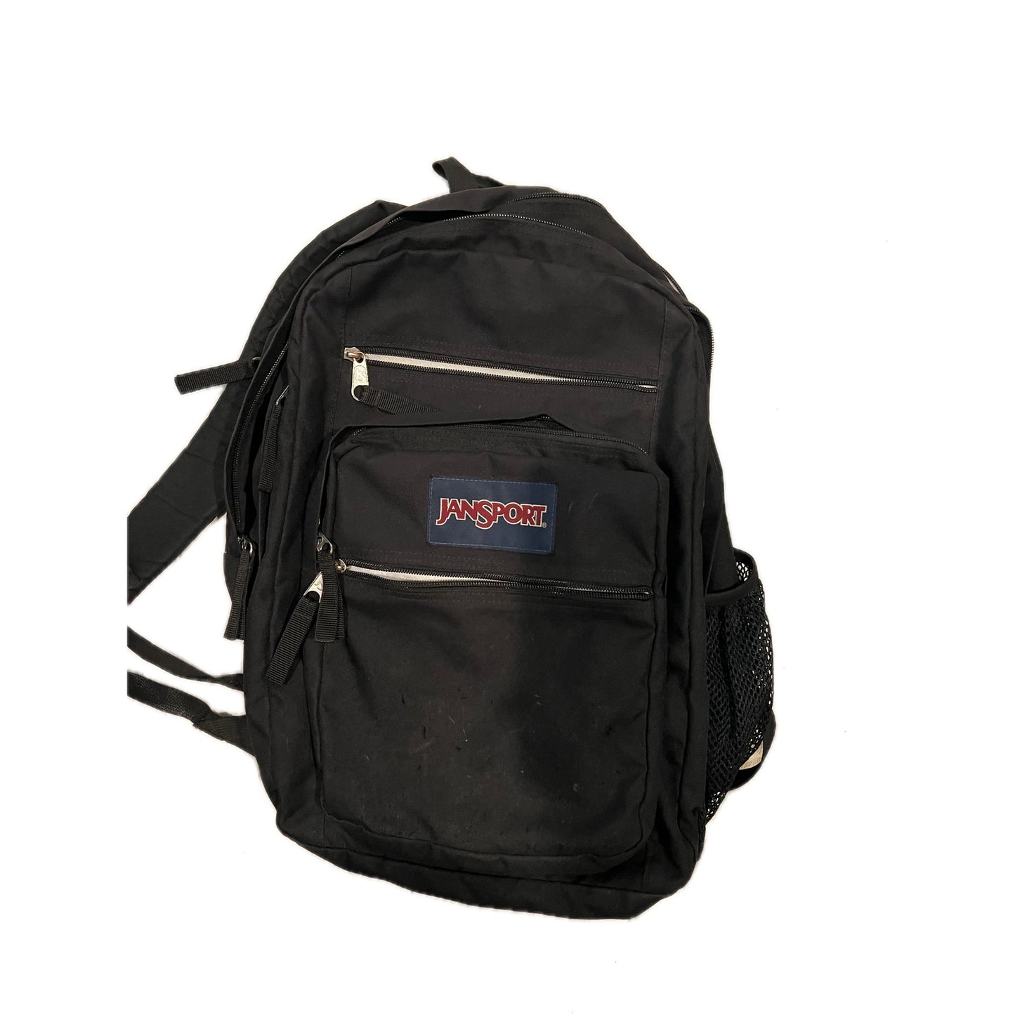 JanSport Big Student 3 Section Black Backpack