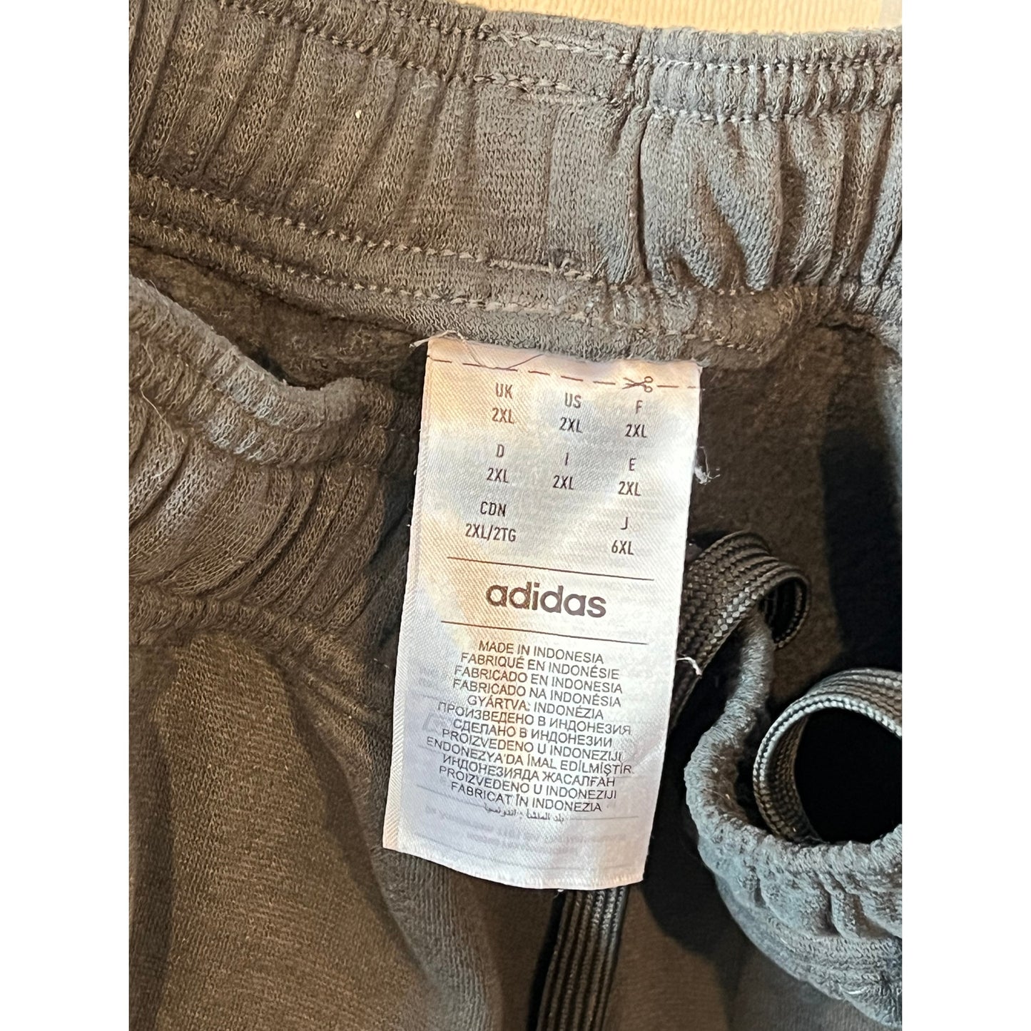 Adidas Gray Track Pants Mens 2XL