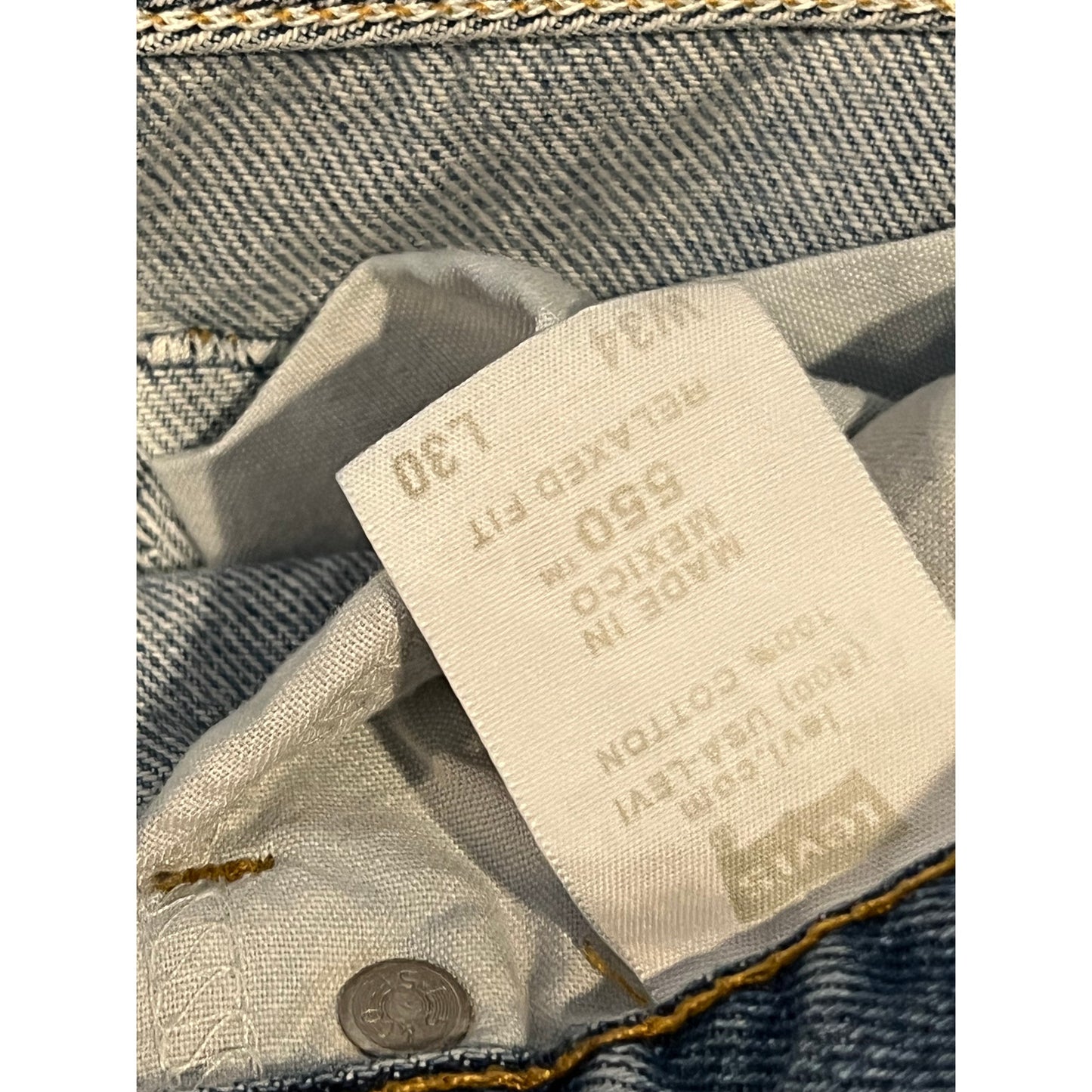 Levi's 550 Relaxed Fit Tapered Leg Jeans 34x30