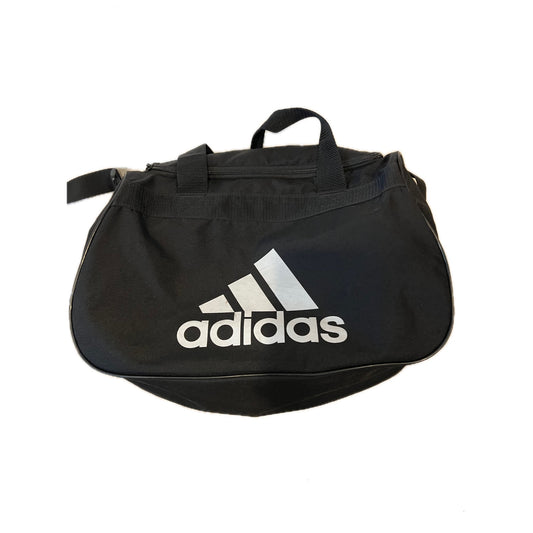 Adidas Defender Small 16"x10"x8" Black Duffel Gym Bag