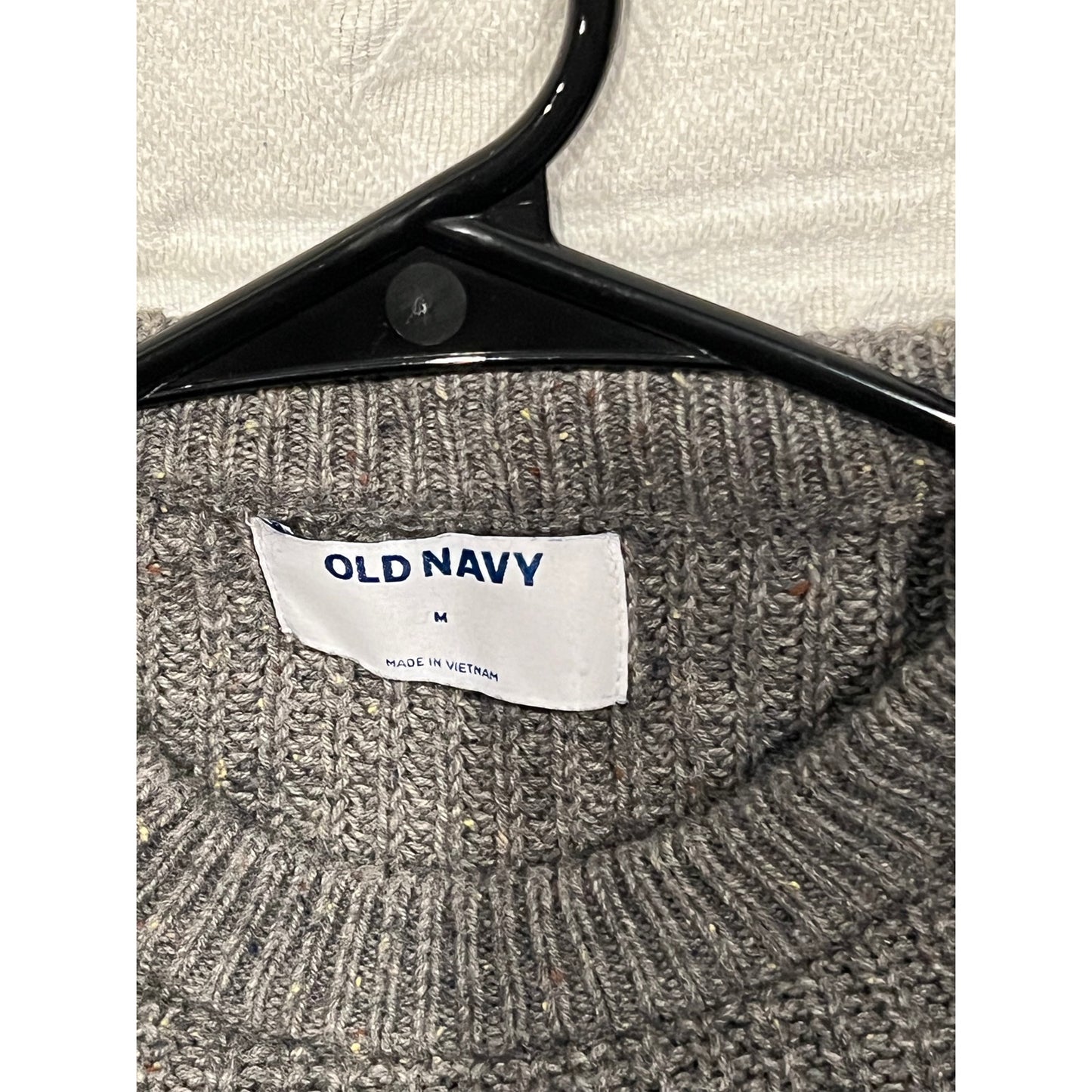 Old Navy Striped Multi Color Knit Sweater Mens Med