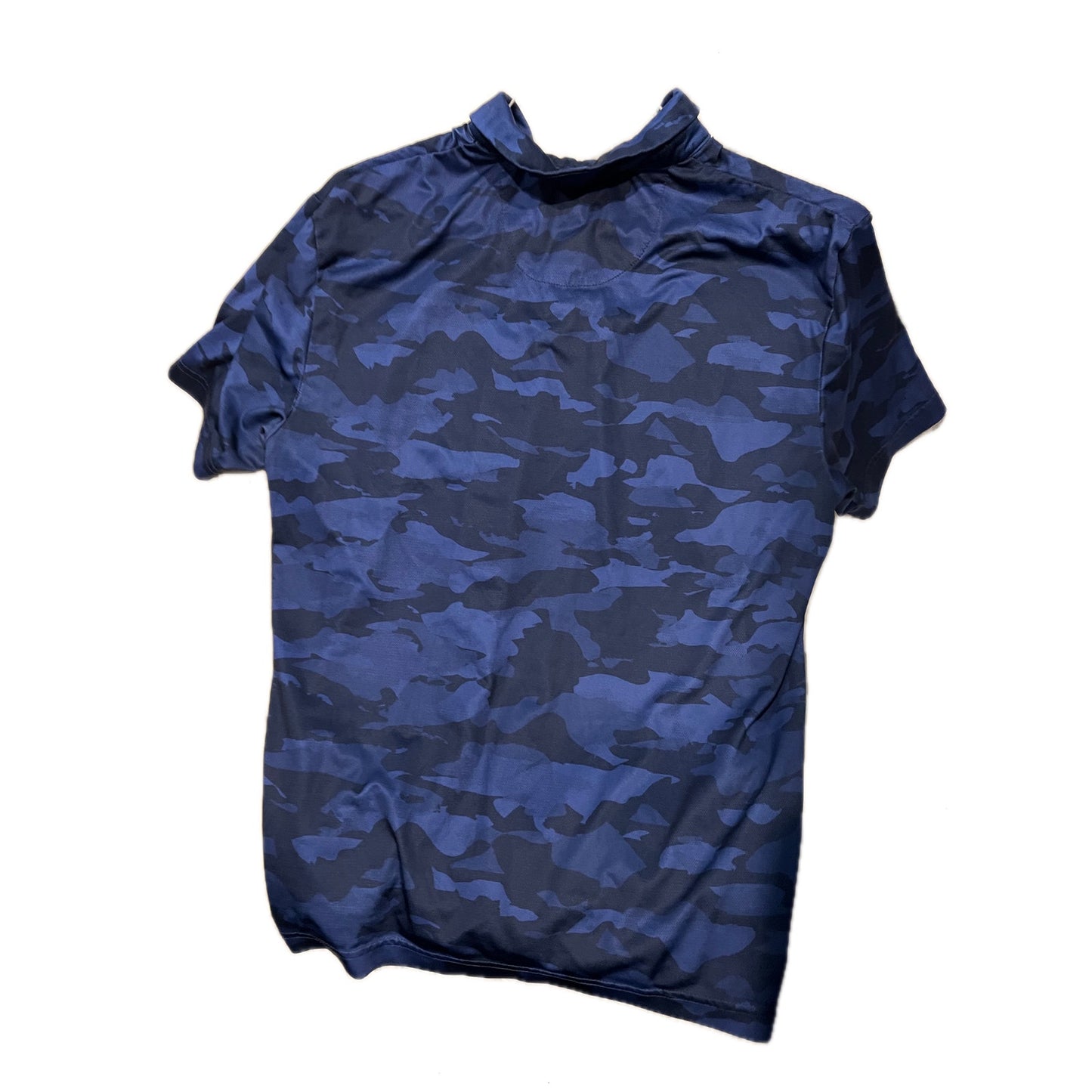 Ben Hogan Black Blue Camo Performance Golf Shirt Mens Mediumrrrr