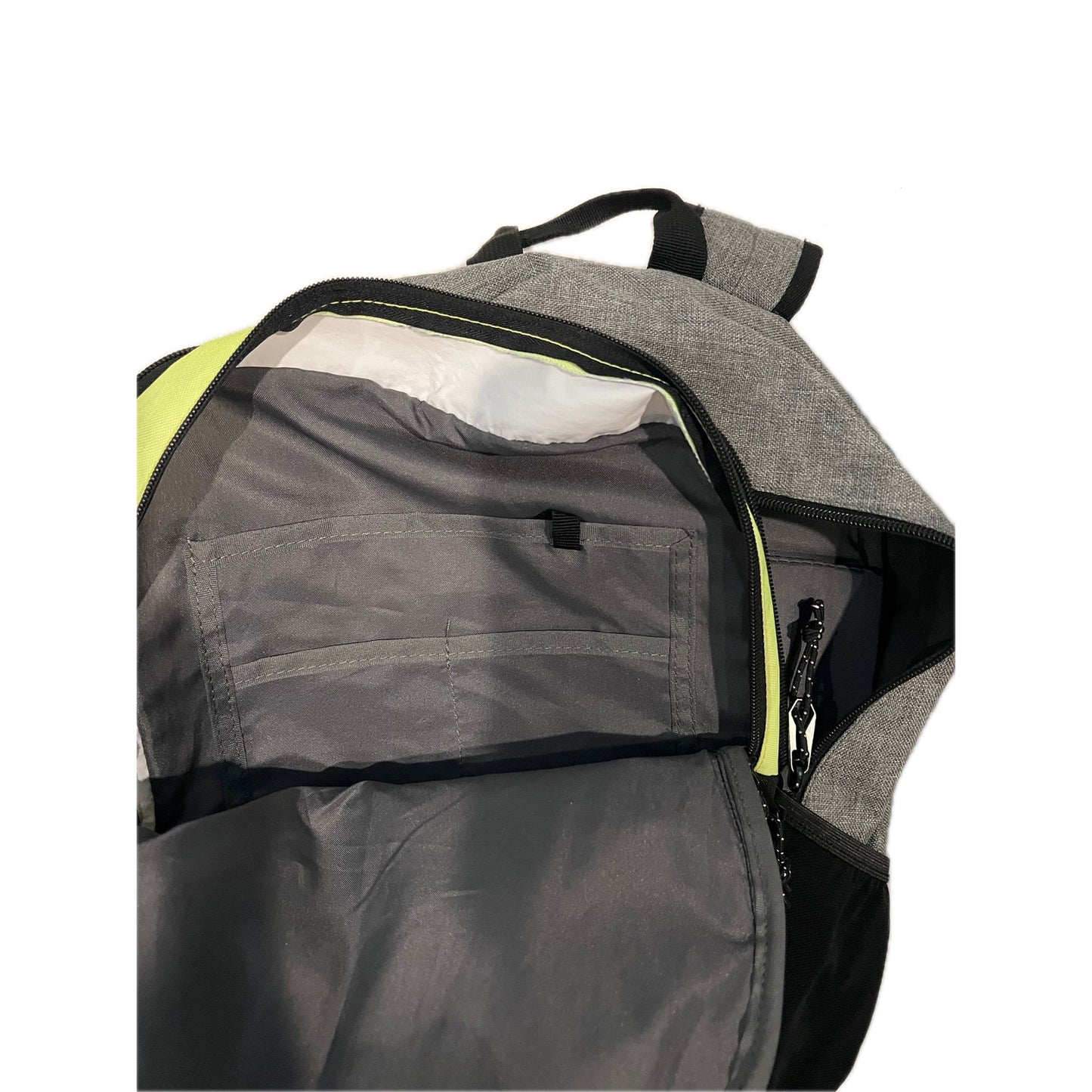 Volcom Diagonal backpack Gray Black w Yellow Trim