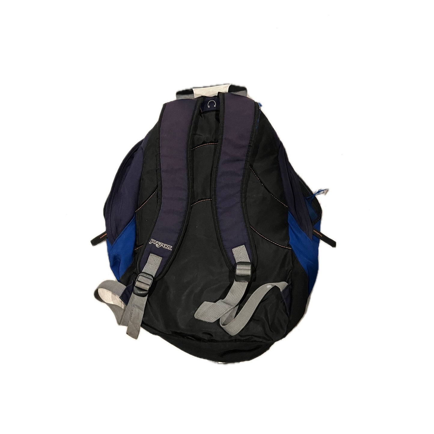 Sac à dos JanSport Vintage à 3 sections bleu, gris et noir