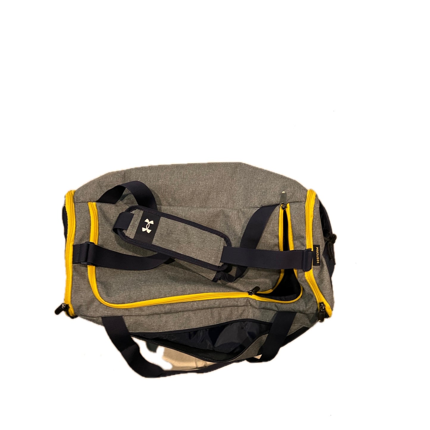 Under Armour Undeniable 18"x9"x9" Gray Black Duffel Gym Bag