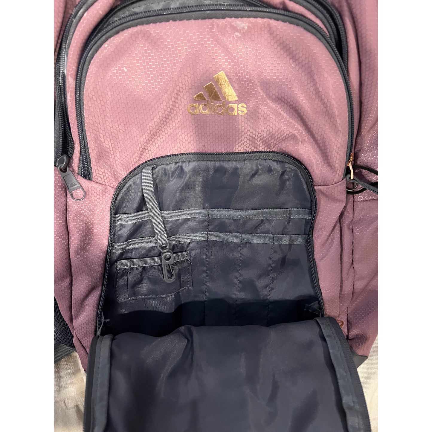 Adidas Excel 7 Salmon Pink Black Backpack