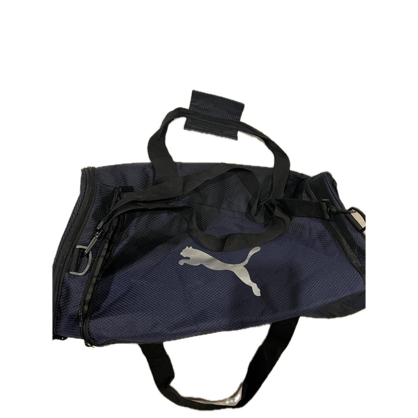 Puma Challenger Black Gym Duffel Bag 24"x12"x10"