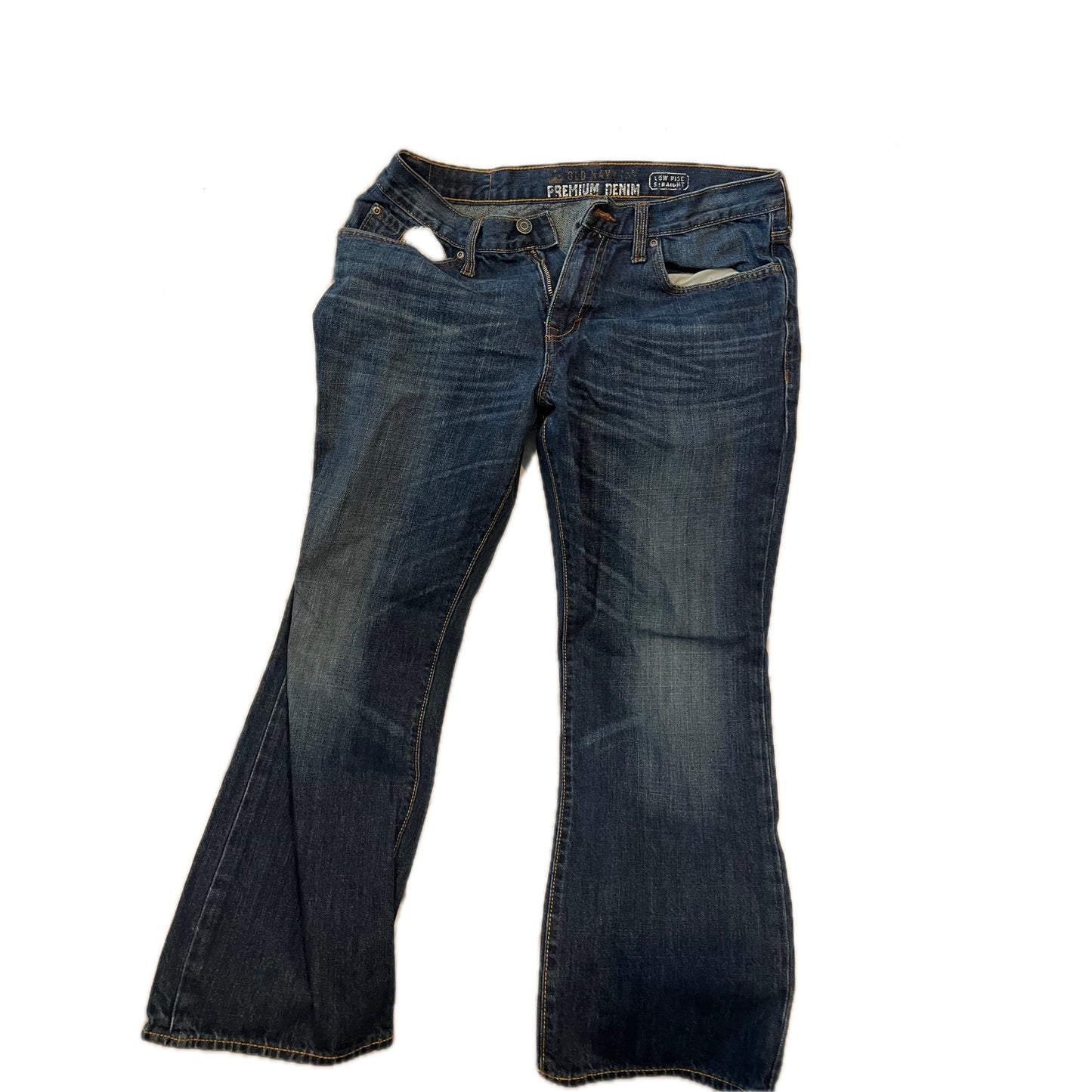 Old Navy Premium Low Rise Straight Fit Jeans Mens 34x30