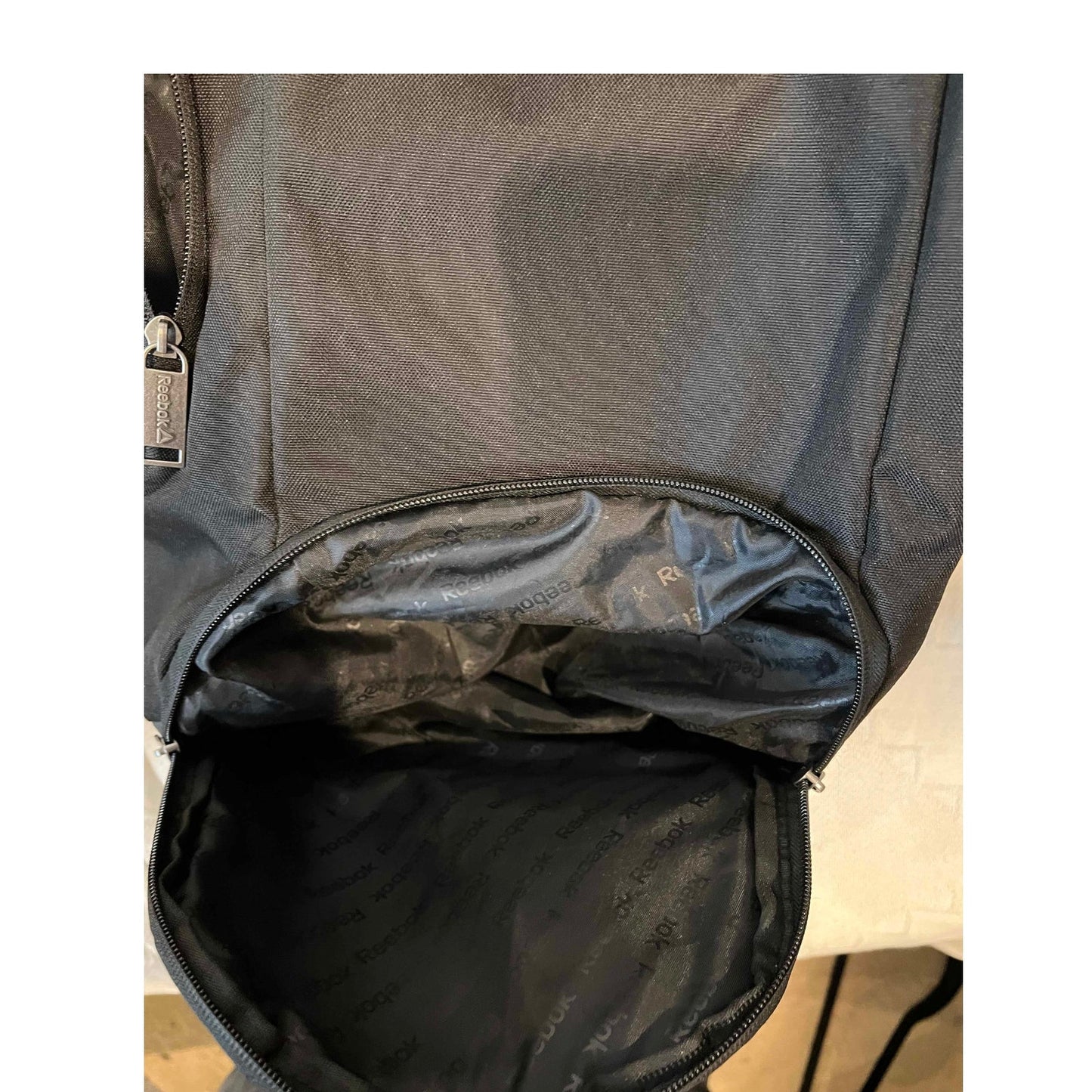 Reebok Top Loading Computer Black Backpack