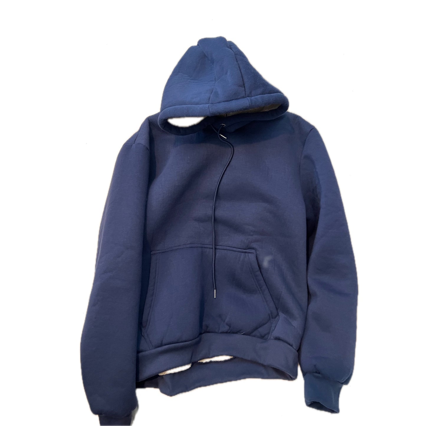 Conçu en Allemagne Sweat à capuche isolé bleu Homme Large