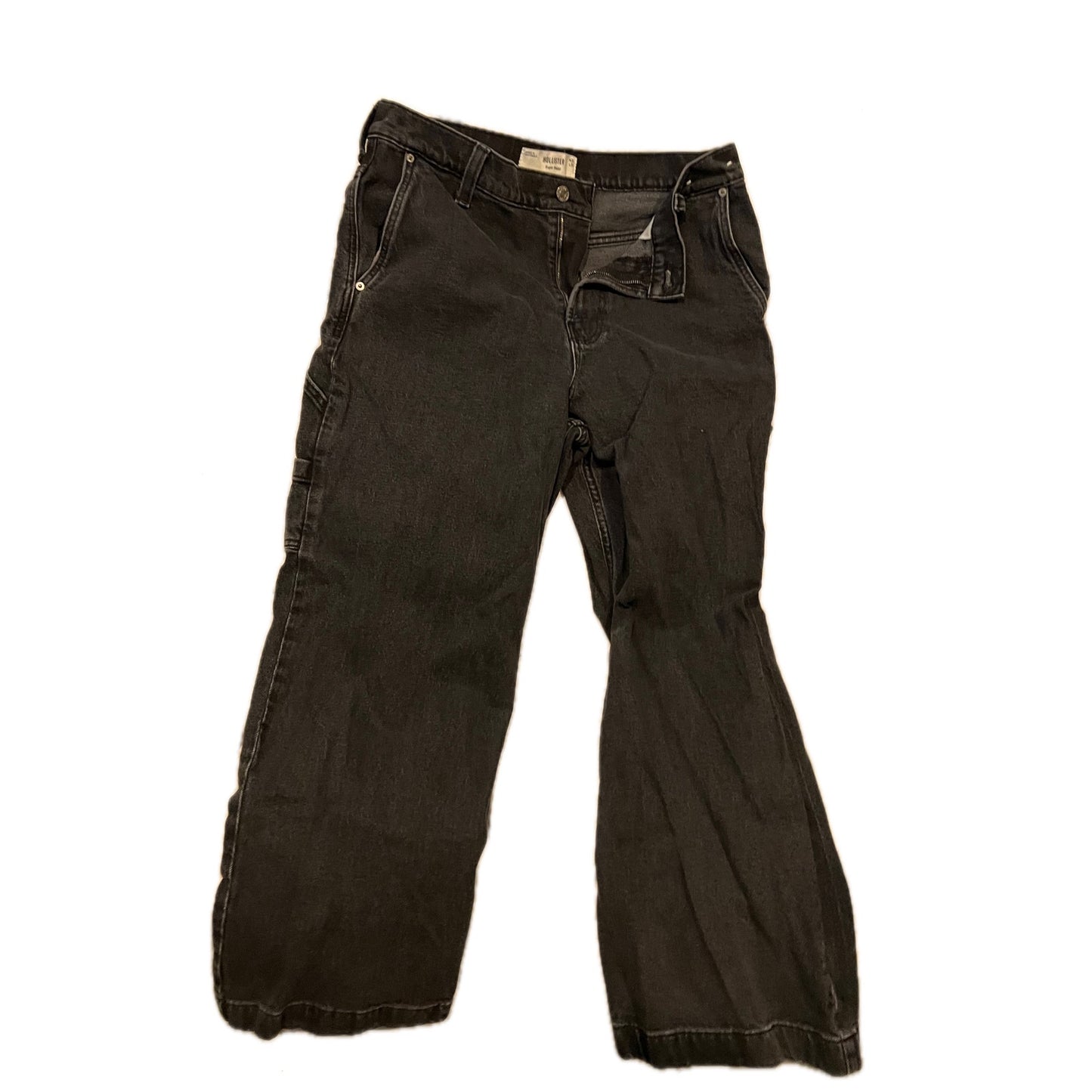 Hollister Super Baggy Black Jeans 34x30