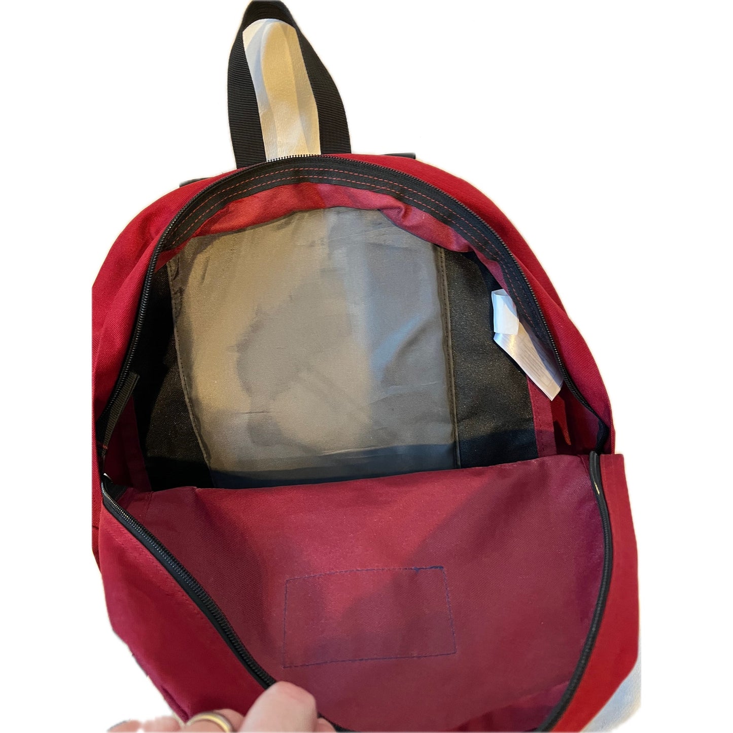 JanSport Red Big Student 2 Section Backpack