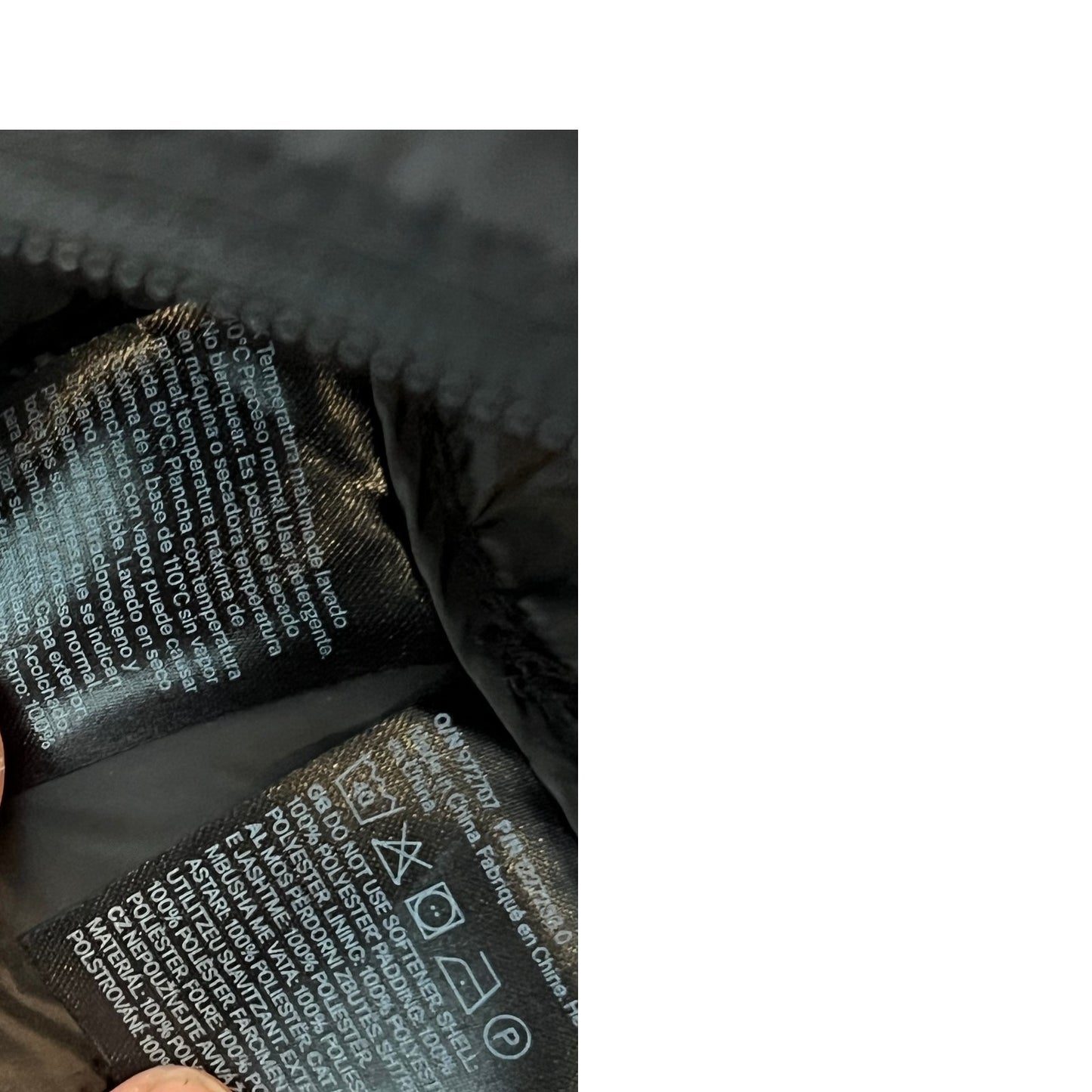 H&M Veste packable noire homme, taille M