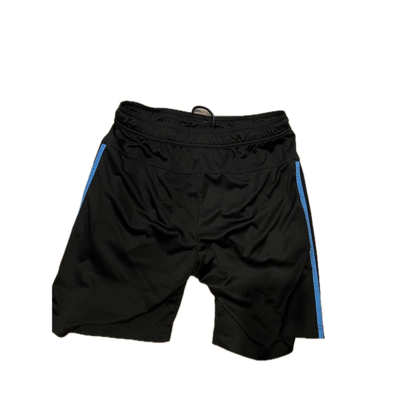 Adidas Three Strip Black Blue Shorts Mens Med 8" Inseam
