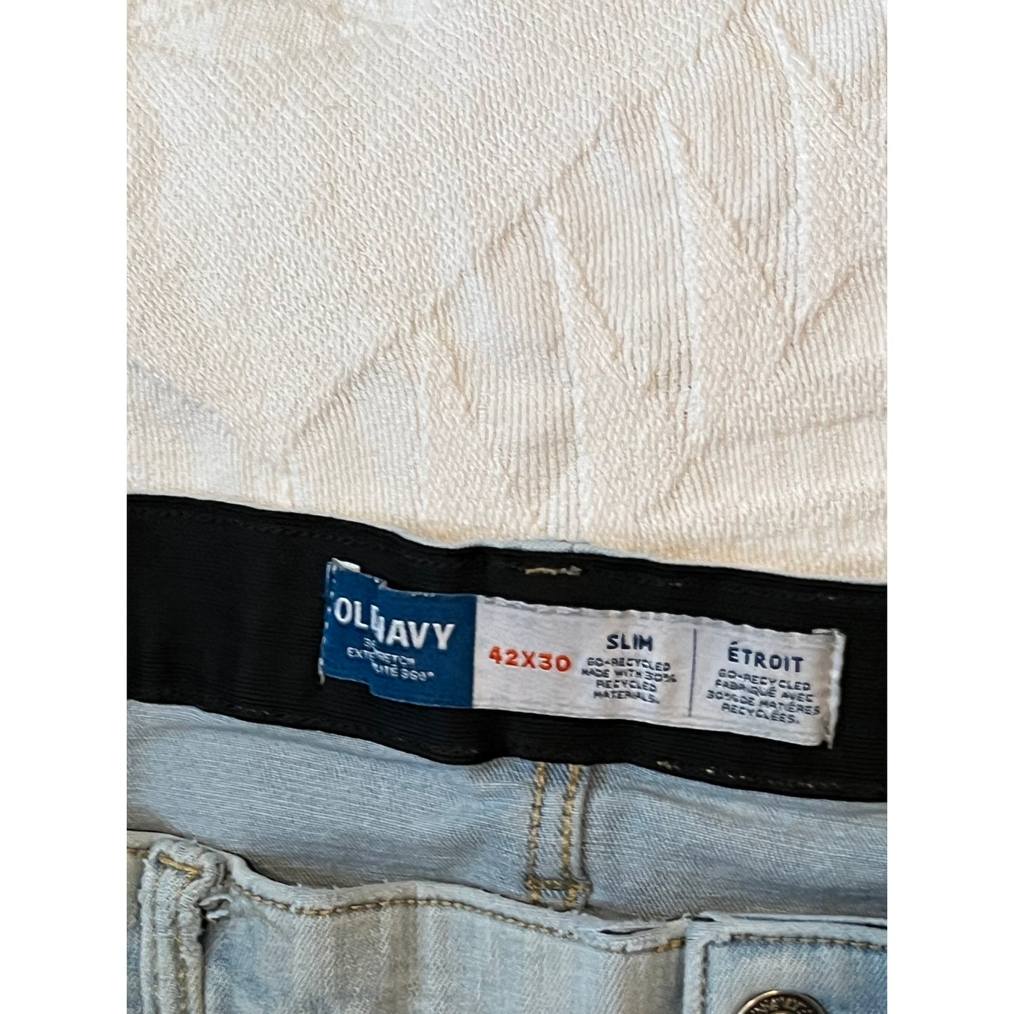 Old Navy Slim Fit Blue Jeans Mens 42x30