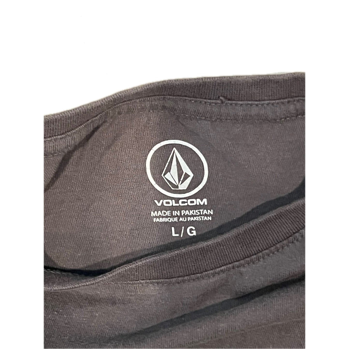 Volcom Black Brown T-Shirt Mens L