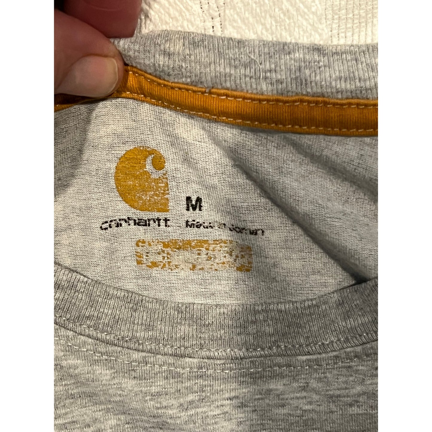 Carhartt Force Gray Long Sleeve Thermal Mens Medium