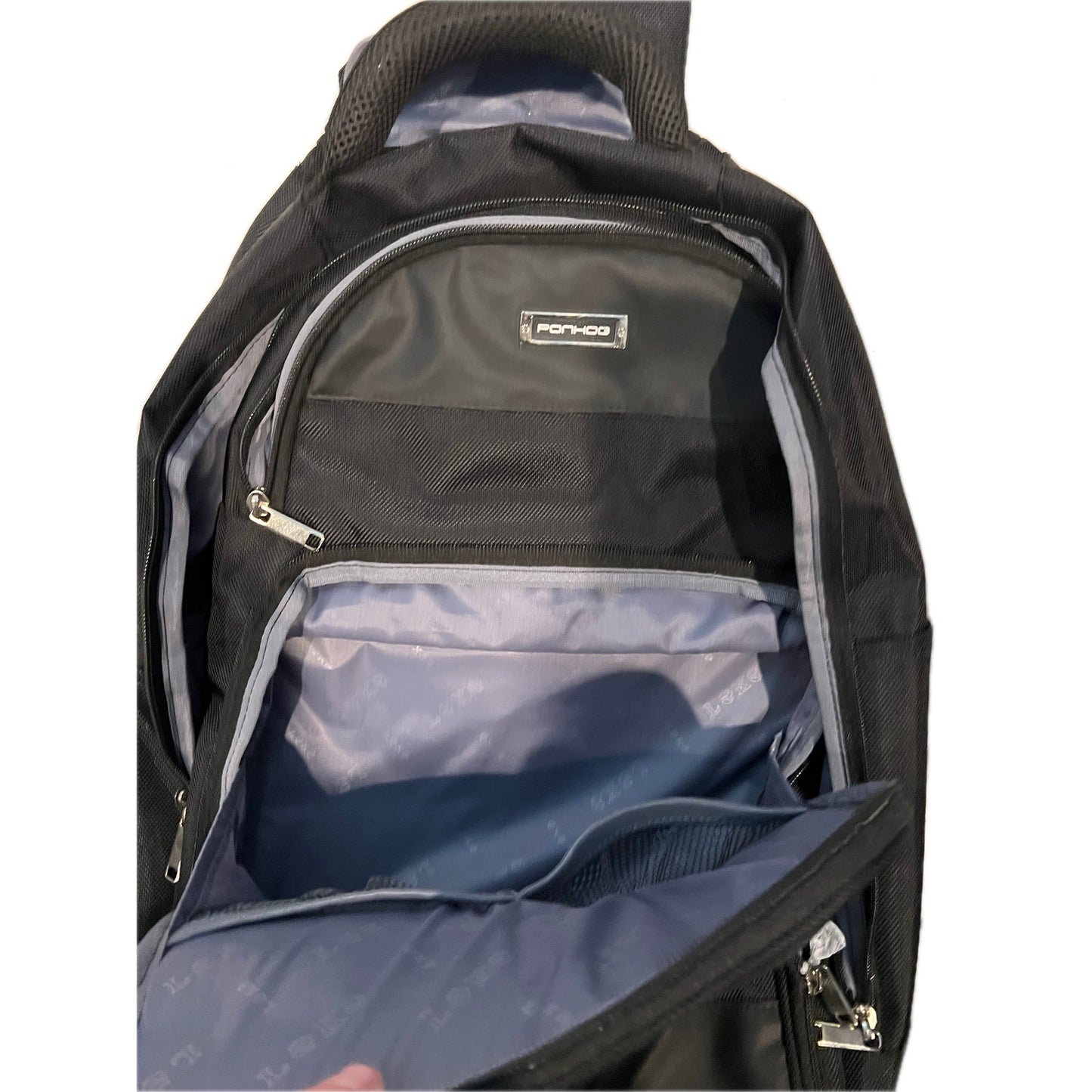 Ponhog Rolling Backpack, 30L Travel Laptop Backpack w Wheels