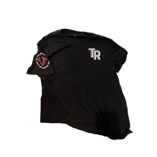 True Religion Brand Jeans Black T-Shirt Mens 3XL