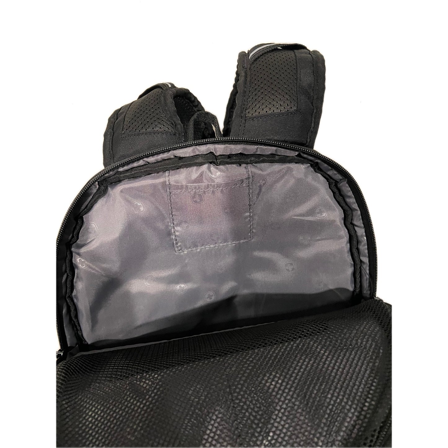 Sac à dos pour ordinateur portable Swiss Gear Cecil, noir et rouge