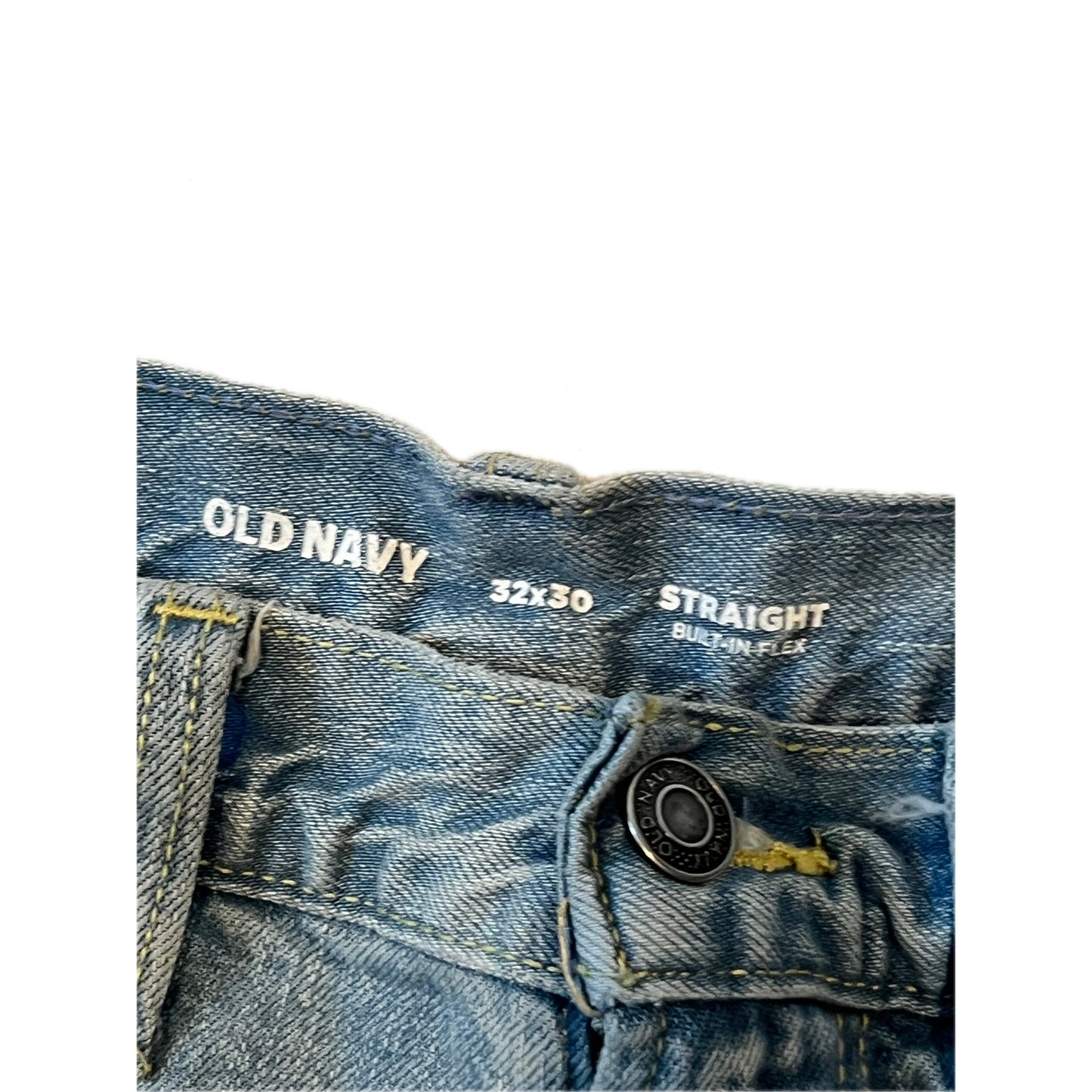 Jean droit bleu Old Navy, homme 32x30