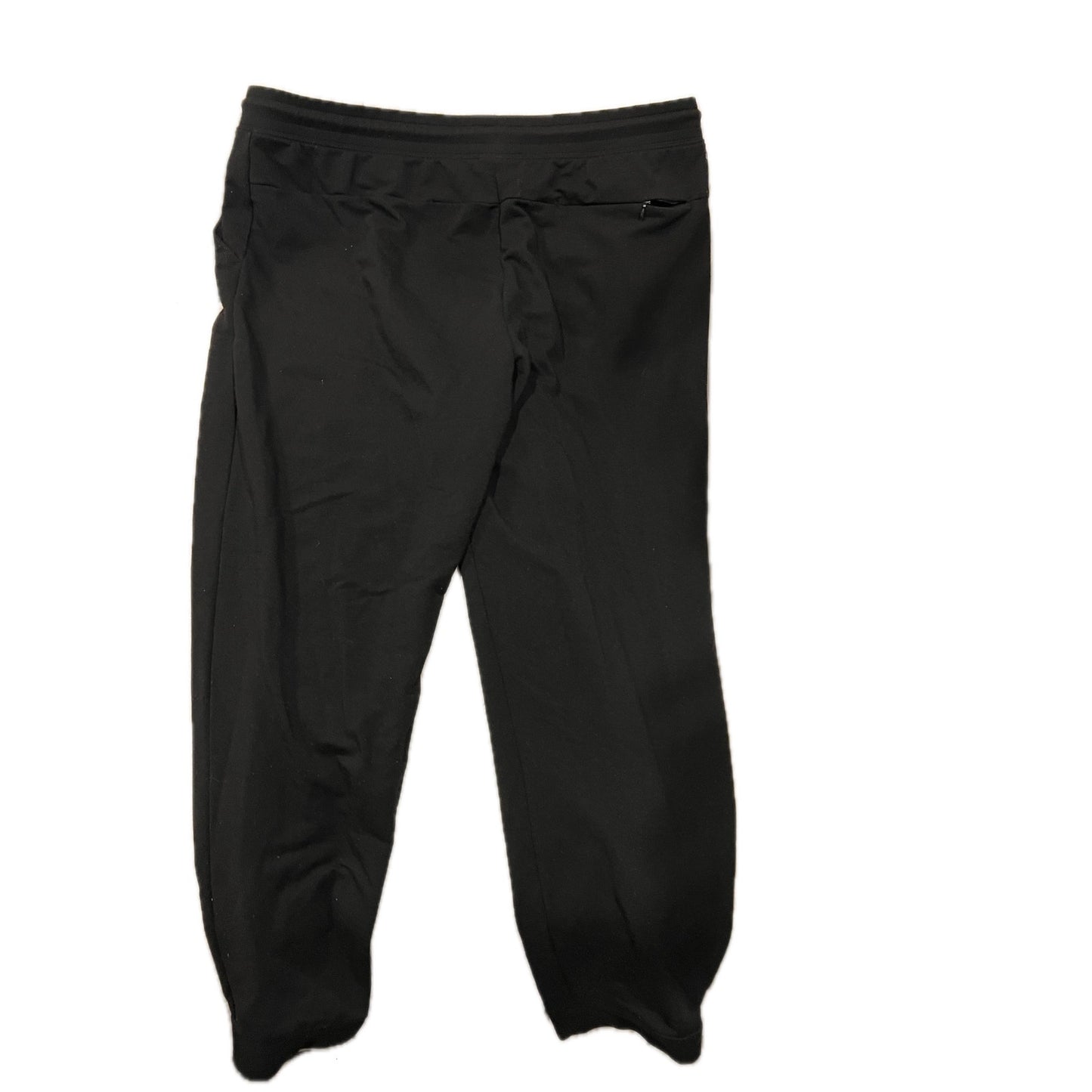 Pantalon de survêtement Athletic Works noir à bande blanche XL (40-42)