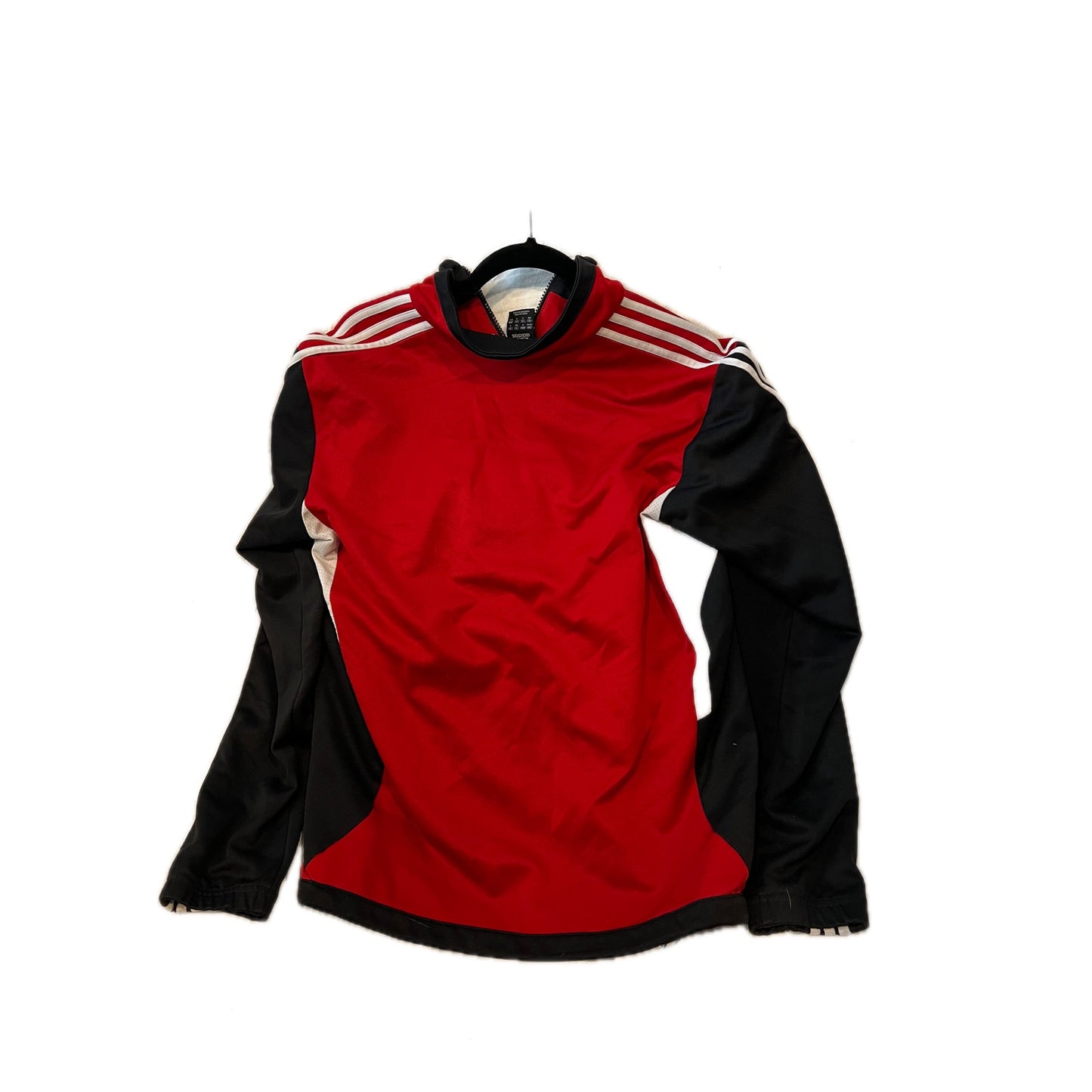 Adidas Climacool Chaqueta de Chándal de Hombre con Cremallera Completa, Negra y Roja, Talla M