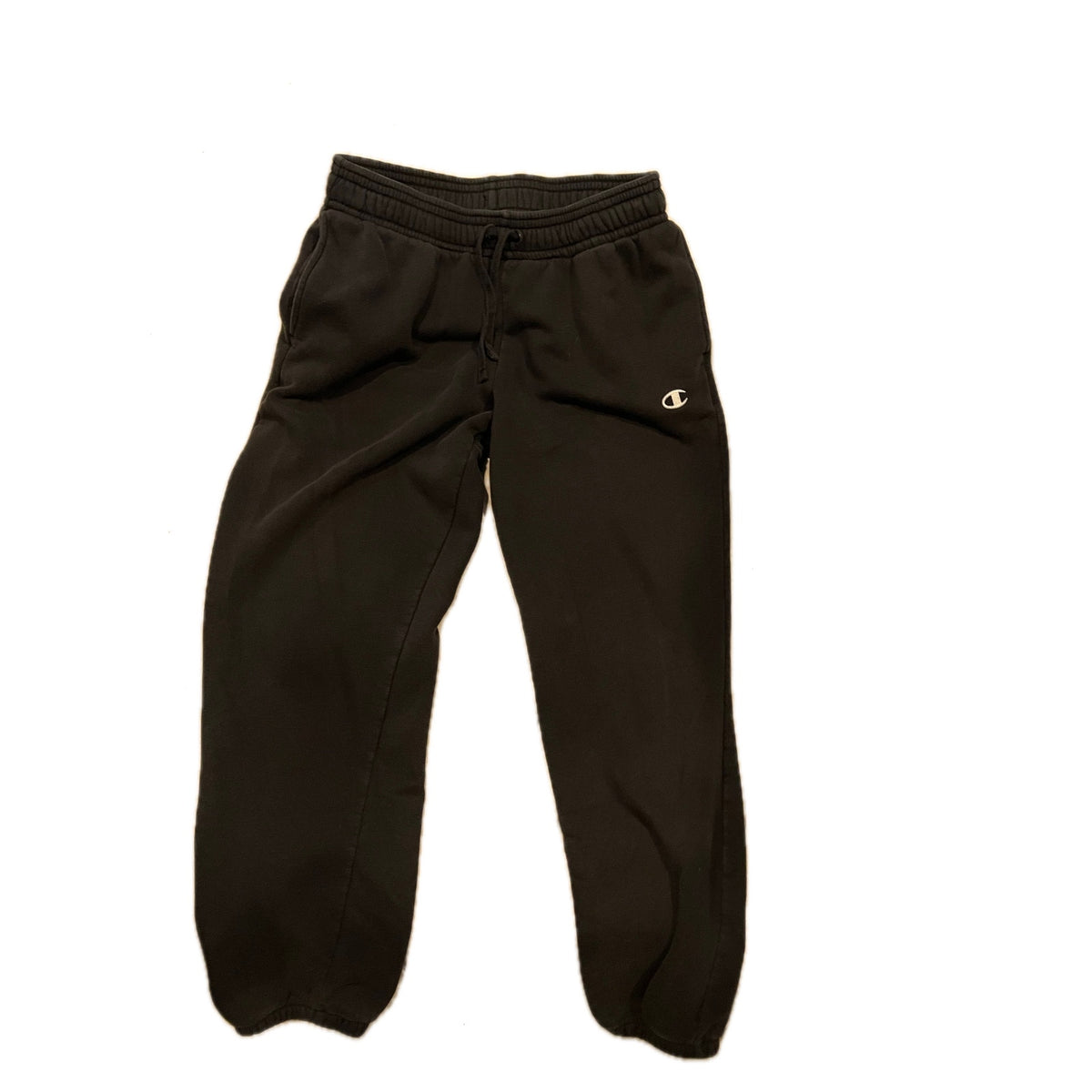 Champion Black Ankle Cuffed Sweatpants Mens Large