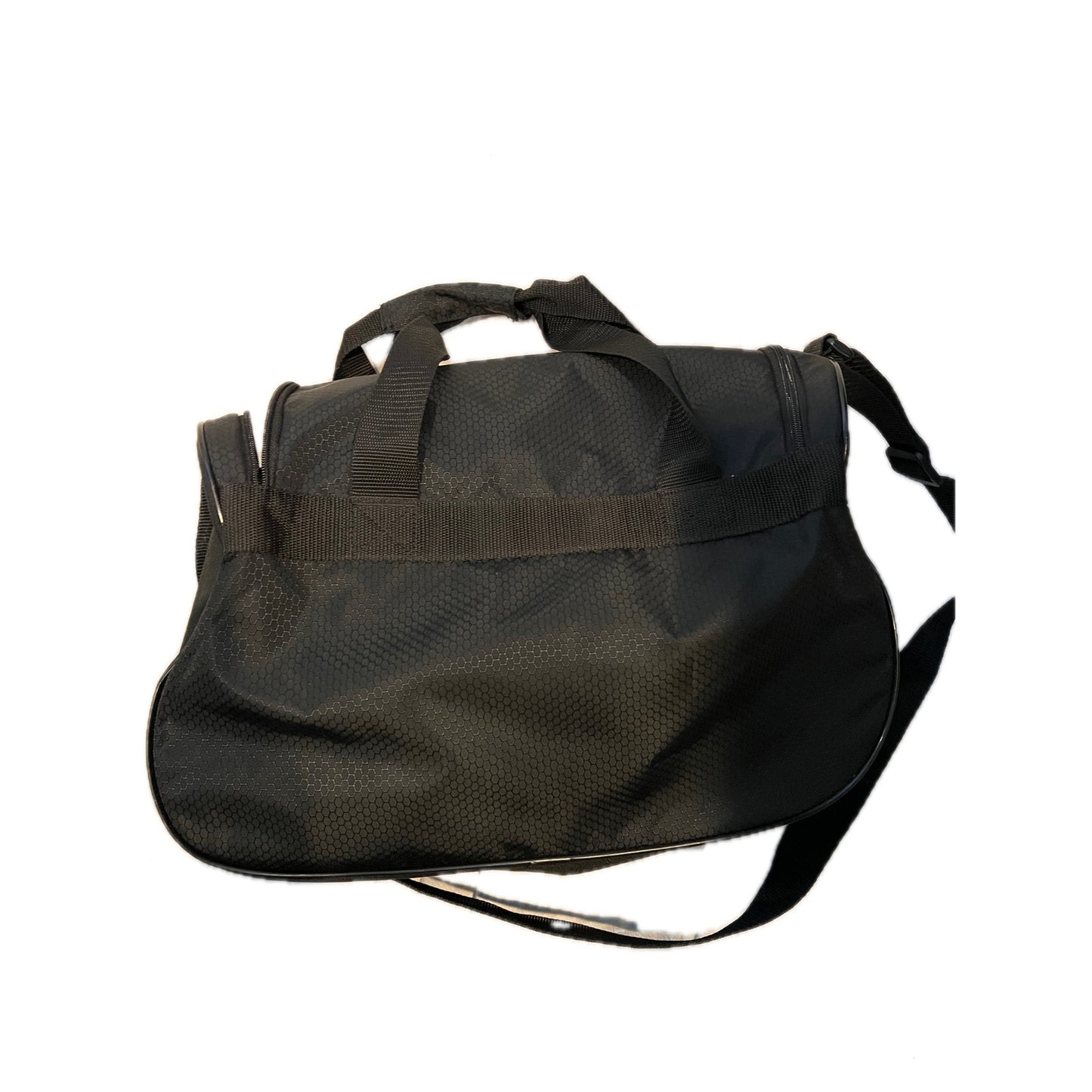 Adidas Defender Small Gray Black Gym Bag 18"x10"x12"