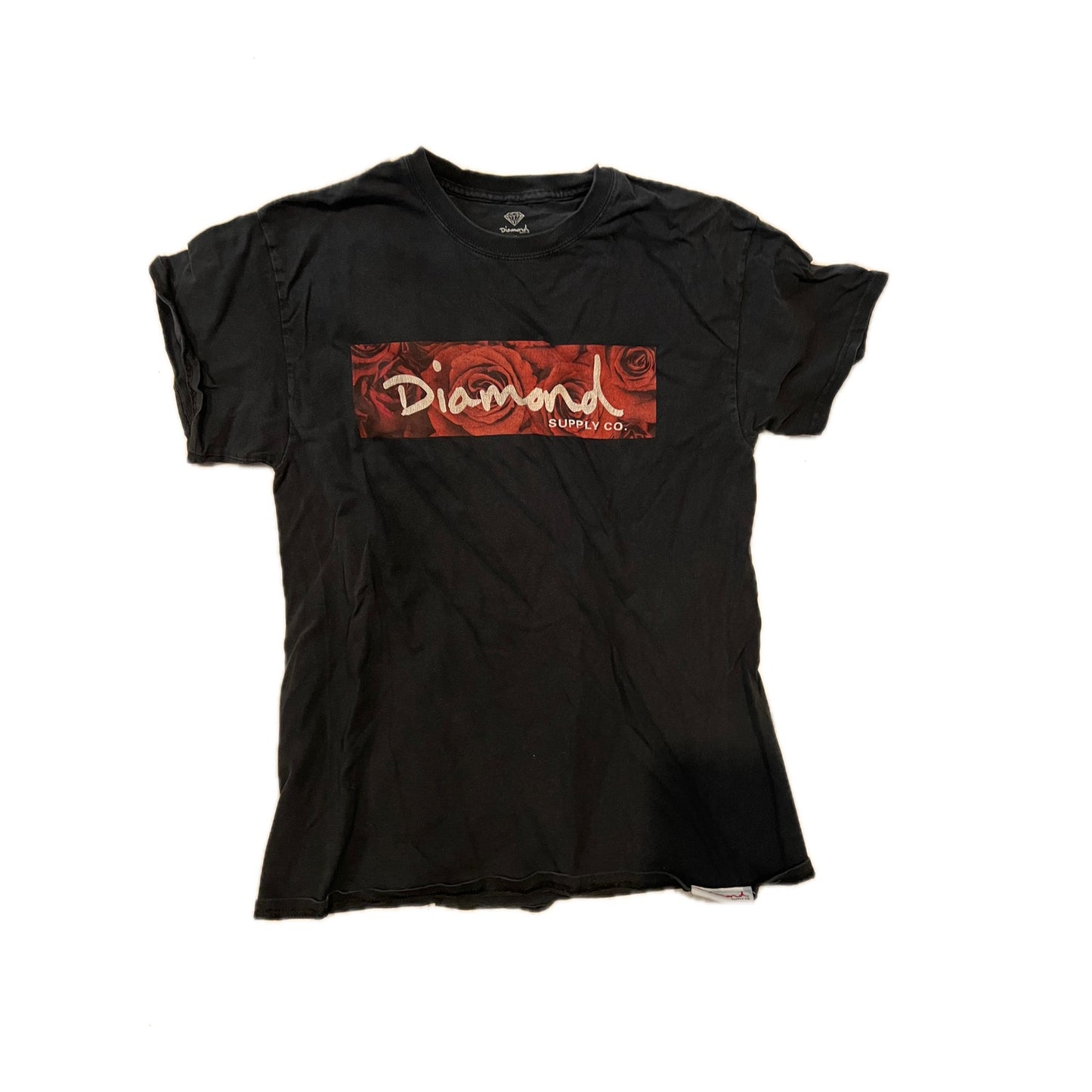 Camiseta Negra para Hombre Diamond Supply Co Talla M