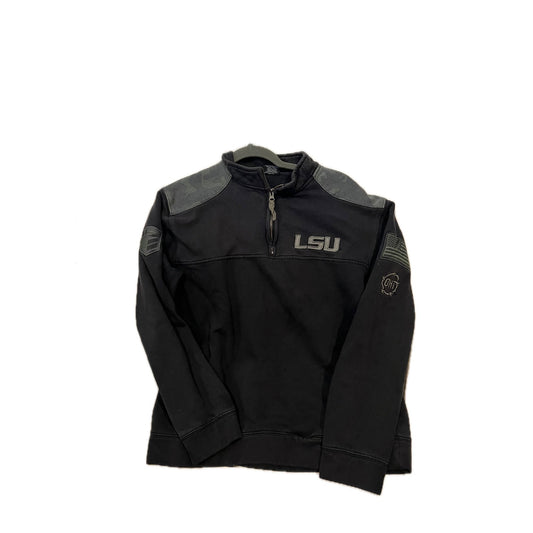 Colosseum LSU 1/4 Zip Pullover Mens L Sweatshirt