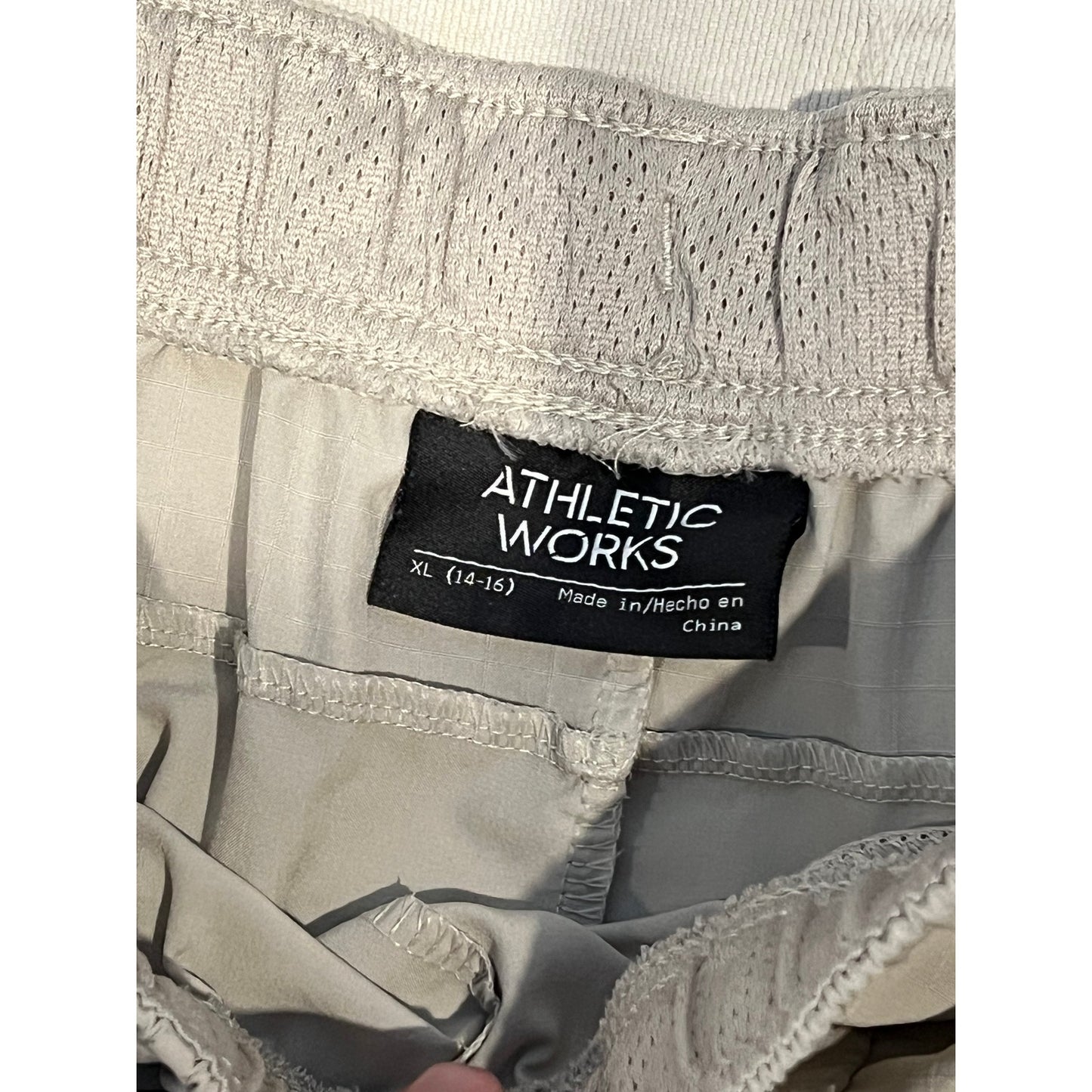 Athletic Works Gray Training Shorts Womans XL 14-16