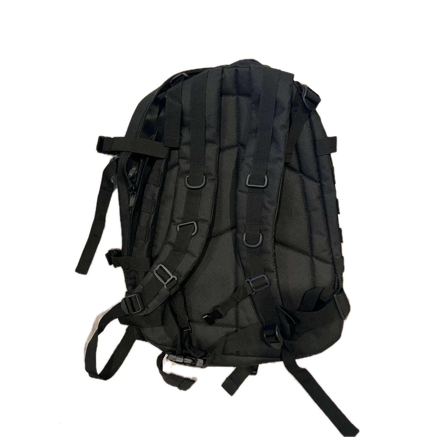 Generic Black Tactical Backpack W USA Flag Patch
