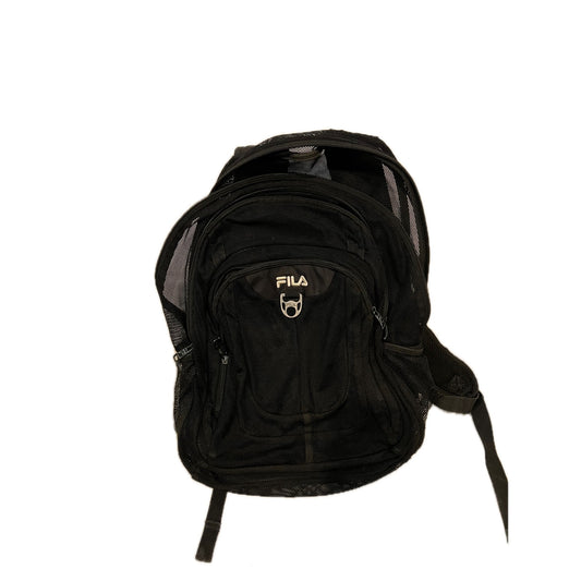 FILA Mochila acolchada negra para computadora