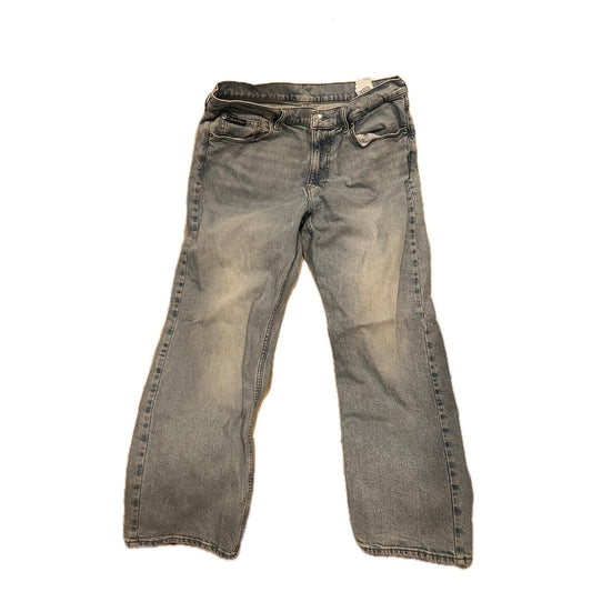 Calvin Klein Stone Washed Distressed Jeans Straight Mens 34x32
