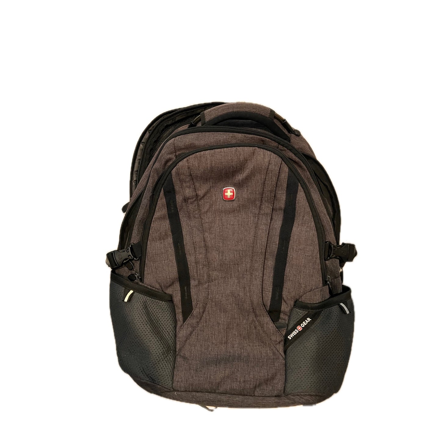 Sac à dos pour ordinateur portable Swiss Gear 3760 Gris Noir Rouge 28L