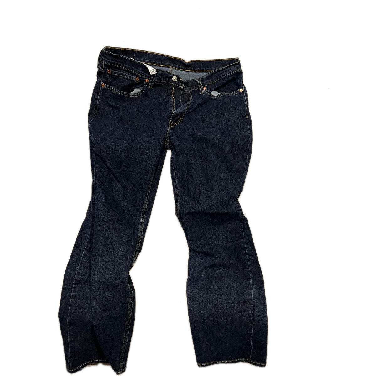 Levis 514 Men's Blue Jeans Slim Straight Size 36x32